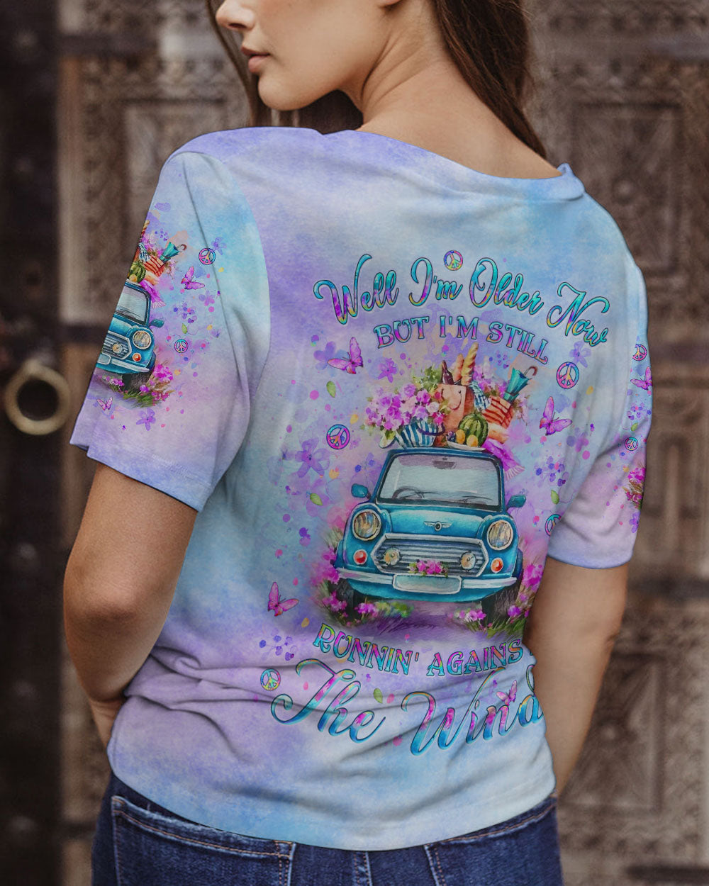 RUNNING AGAINST THE WIND ALL OVER PRINT - YHLT3011231