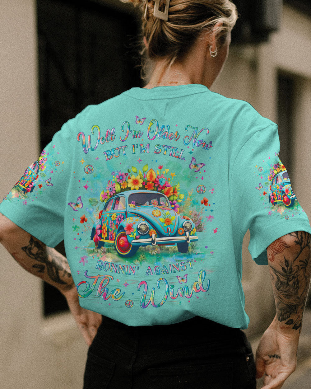 RUNNING AGAINST THE WIND ALL OVER PRINT - YHLT3101241