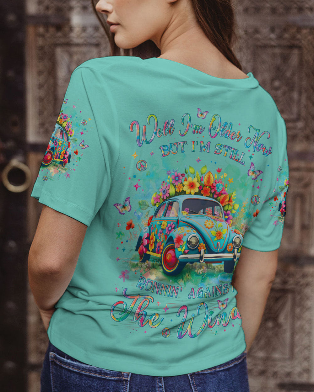 RUNNING AGAINST THE WIND ALL OVER PRINT - YHLT3101241