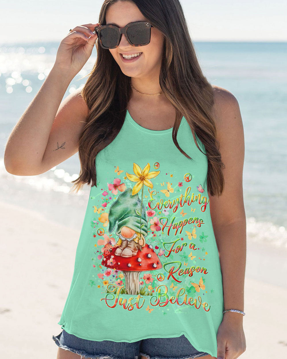 JUST BELIEVE GNOME ALL OVER PRINT - YHLT3107243