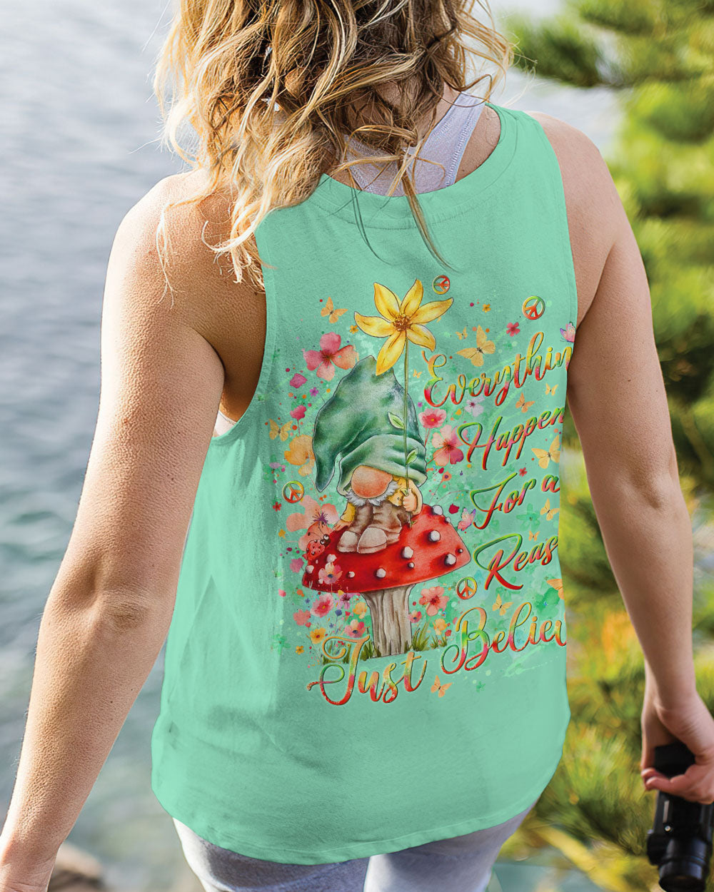 JUST BELIEVE GNOME ALL OVER PRINT - YHLT3107243