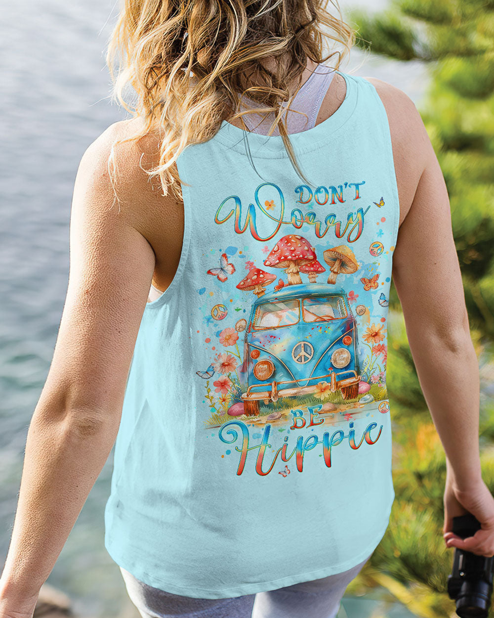 DON'T WORRY BE HIPPIE ALL OVER PRINT - YHLT0603245
