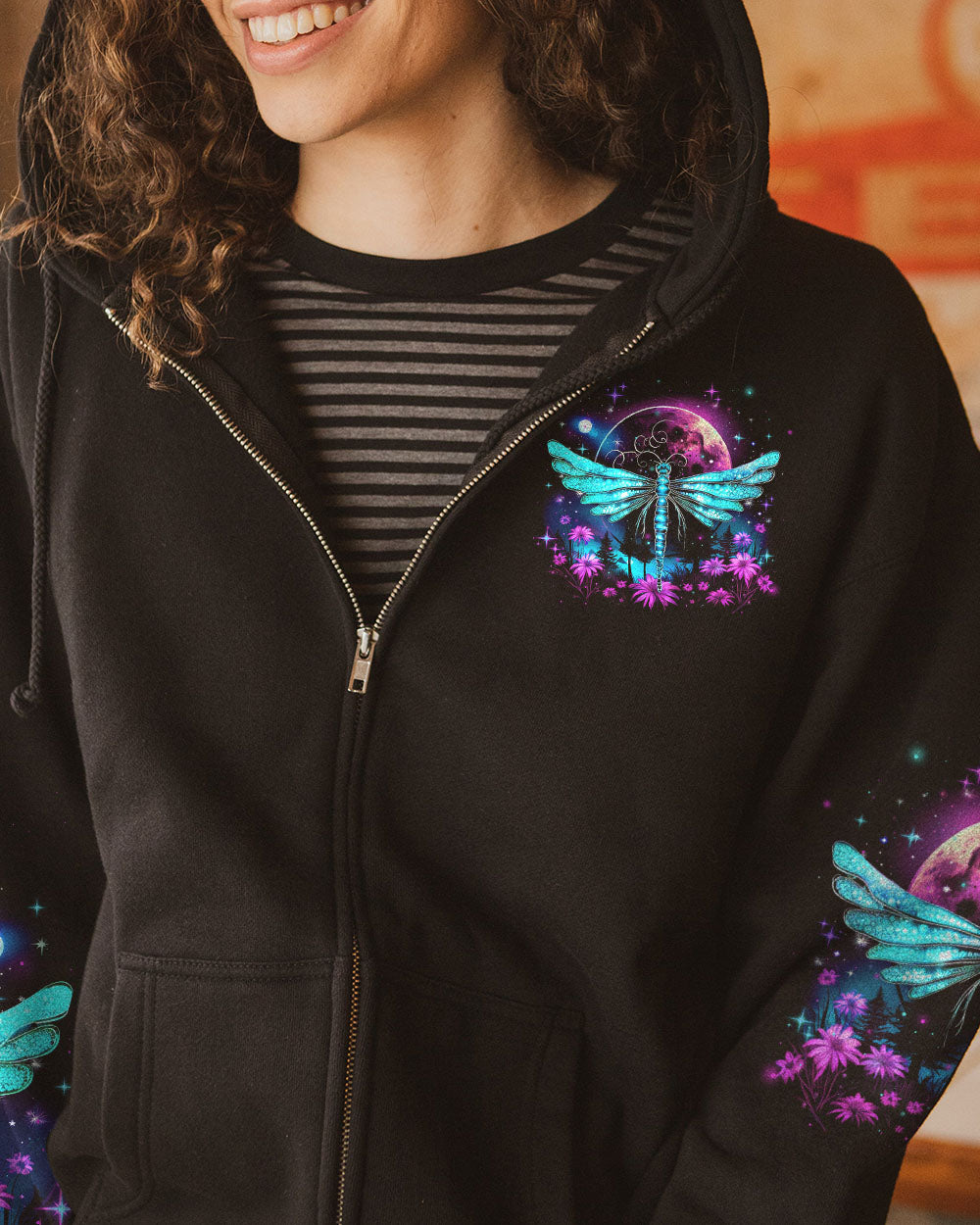 HELLO DARKNESS MY OLD FRIEND DRAGONFLY ALL OVER PRINT - YHDU1207231