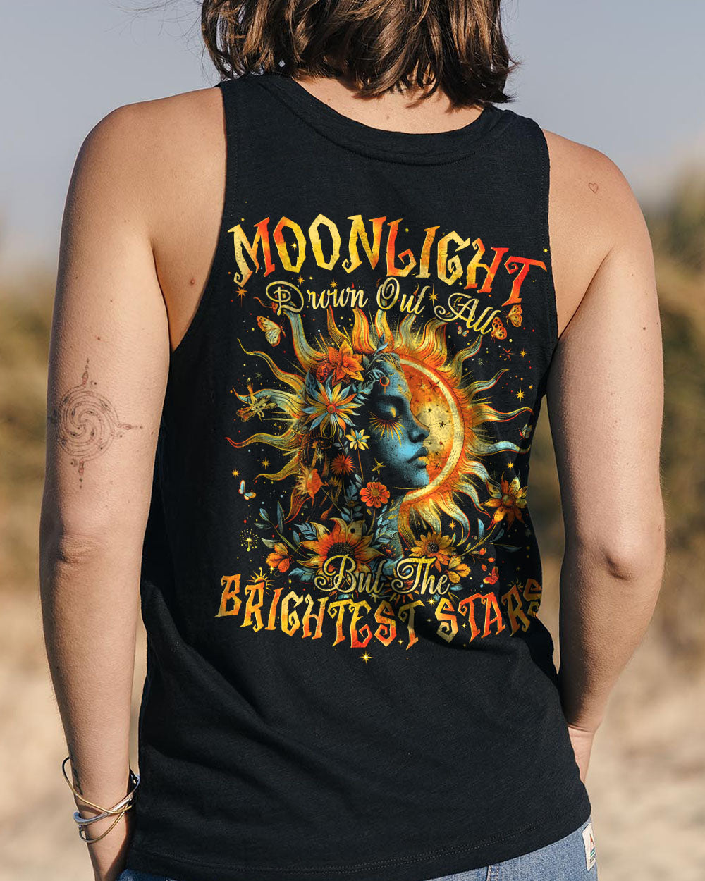 MOONLIGHT DROWNS OUT ALL BUT THE BRIGHTEST STARS ALL OVER PRINT - TYTM3007242