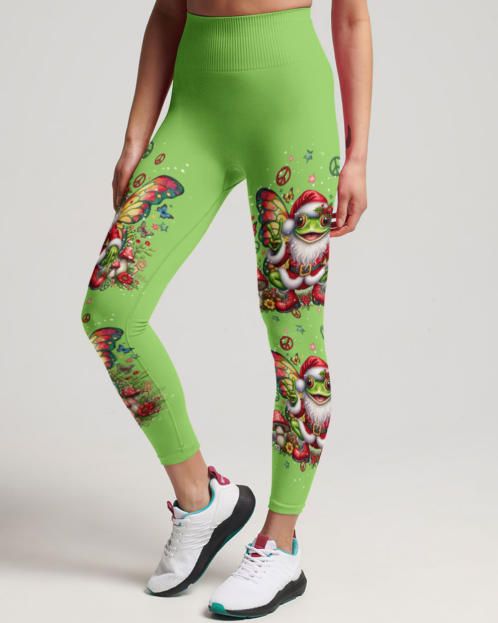BE YOU THE WORLD WILL ADJUST FROG CHRISTMAS ALL OVER PRINT - TYQY1610231
