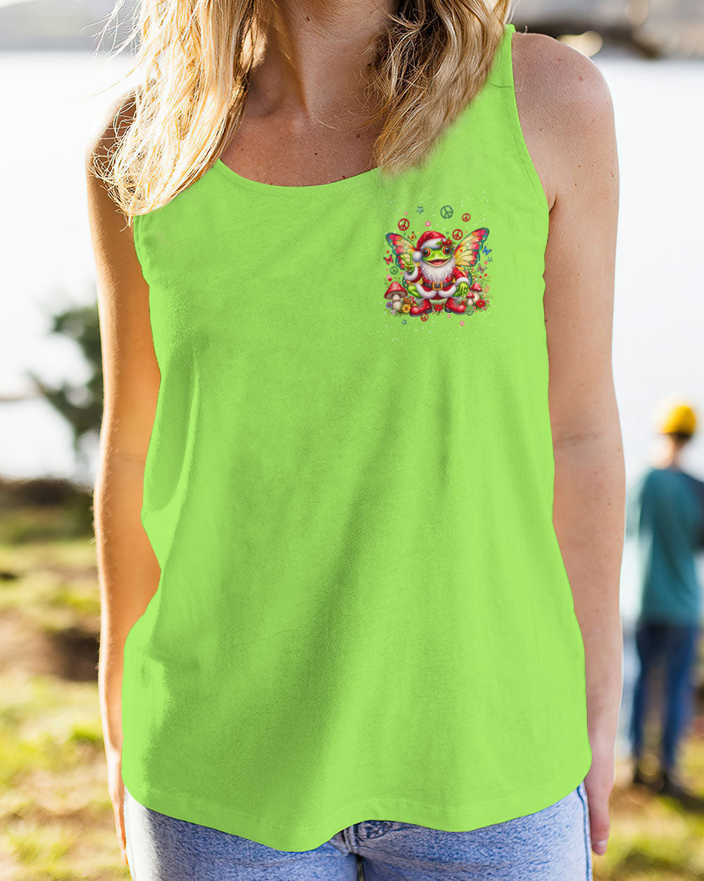 BE YOU THE WORLD WILL ADJUST FROG CHRISTMAS ALL OVER PRINT - TYQY1610231