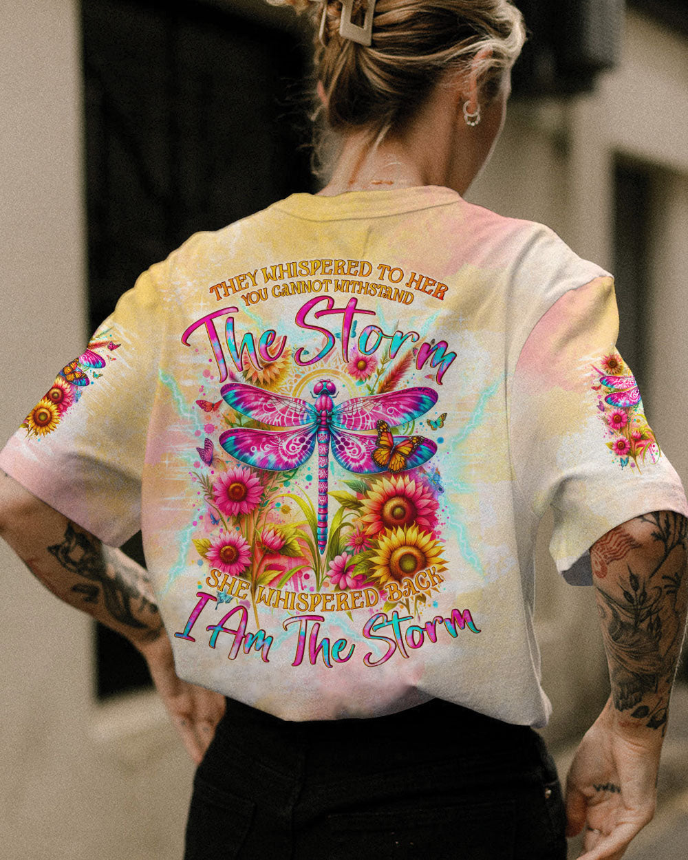 I AM THE STORM DRAGONFLY ALL OVER PRINT - TLNO1502243