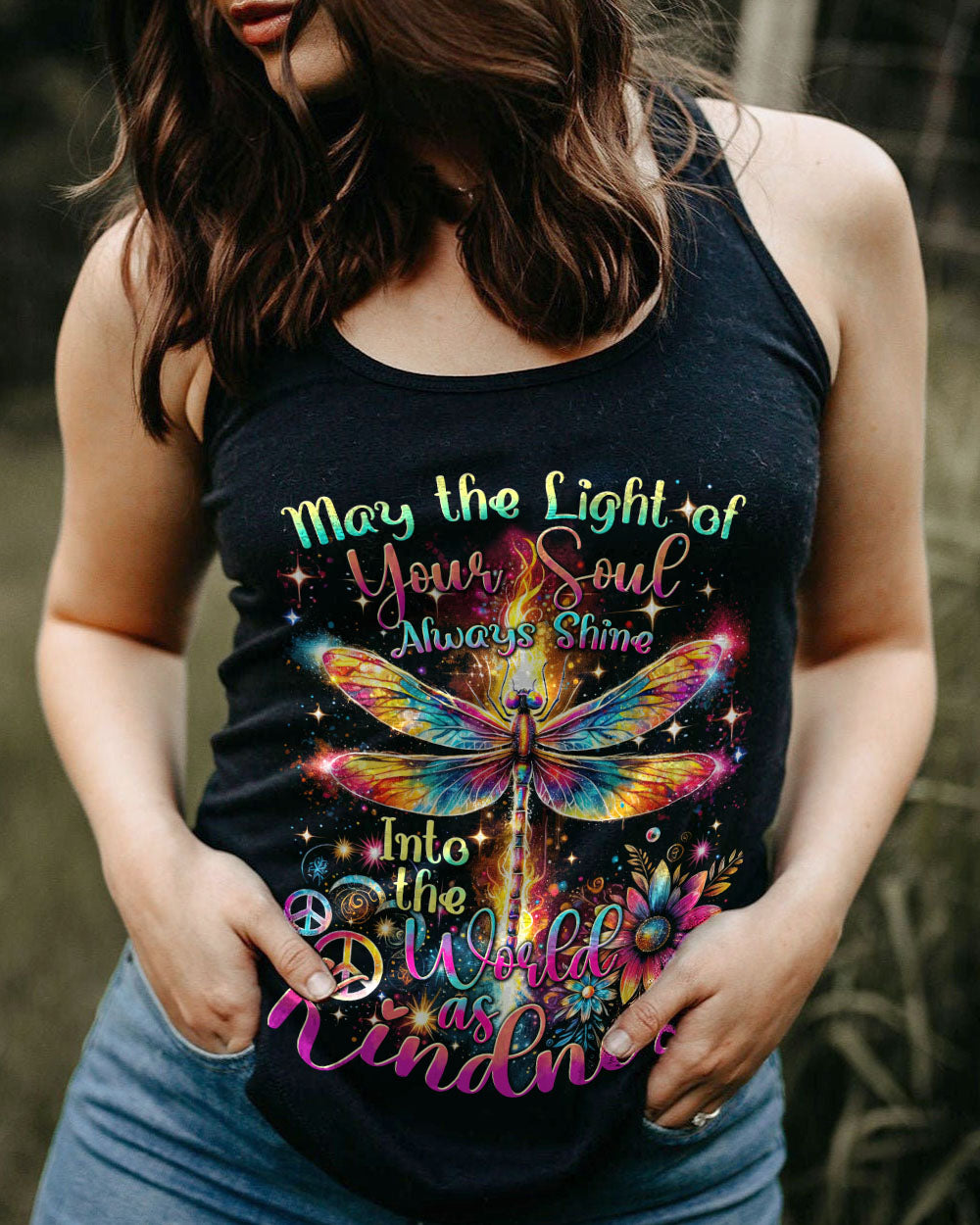 THE LIGHT OF YOUR SOUL DRAGONFLY ALL OVER PRINT - TYTD3101241