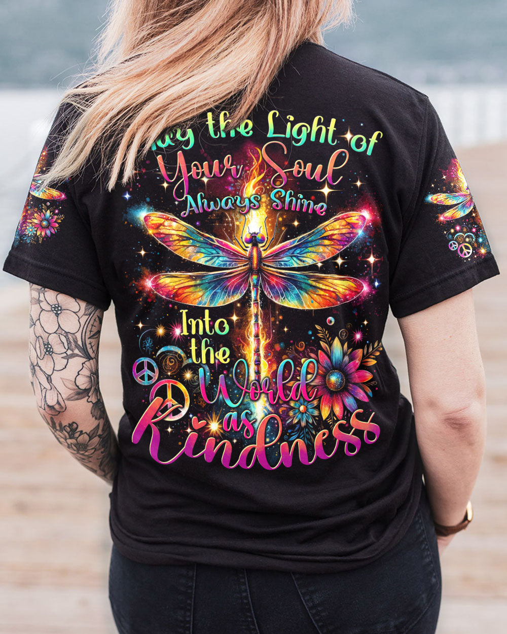THE LIGHT OF YOUR SOUL DRAGONFLY ALL OVER PRINT - TYTD3101241