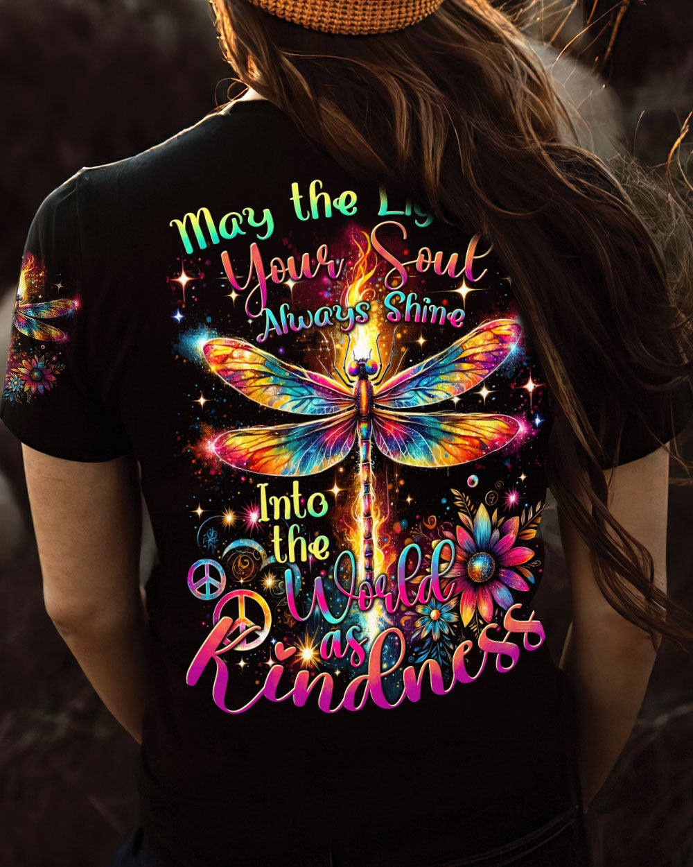 THE LIGHT OF YOUR SOUL DRAGONFLY ALL OVER PRINT - TYTD3101241