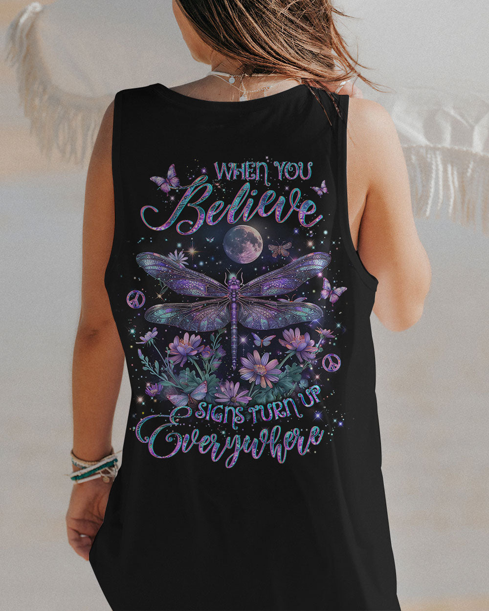 WHEN YOU BELIEVE SIGNS TURN UP EVERYWHERE ALL OVER PRINT - YHLT0203242