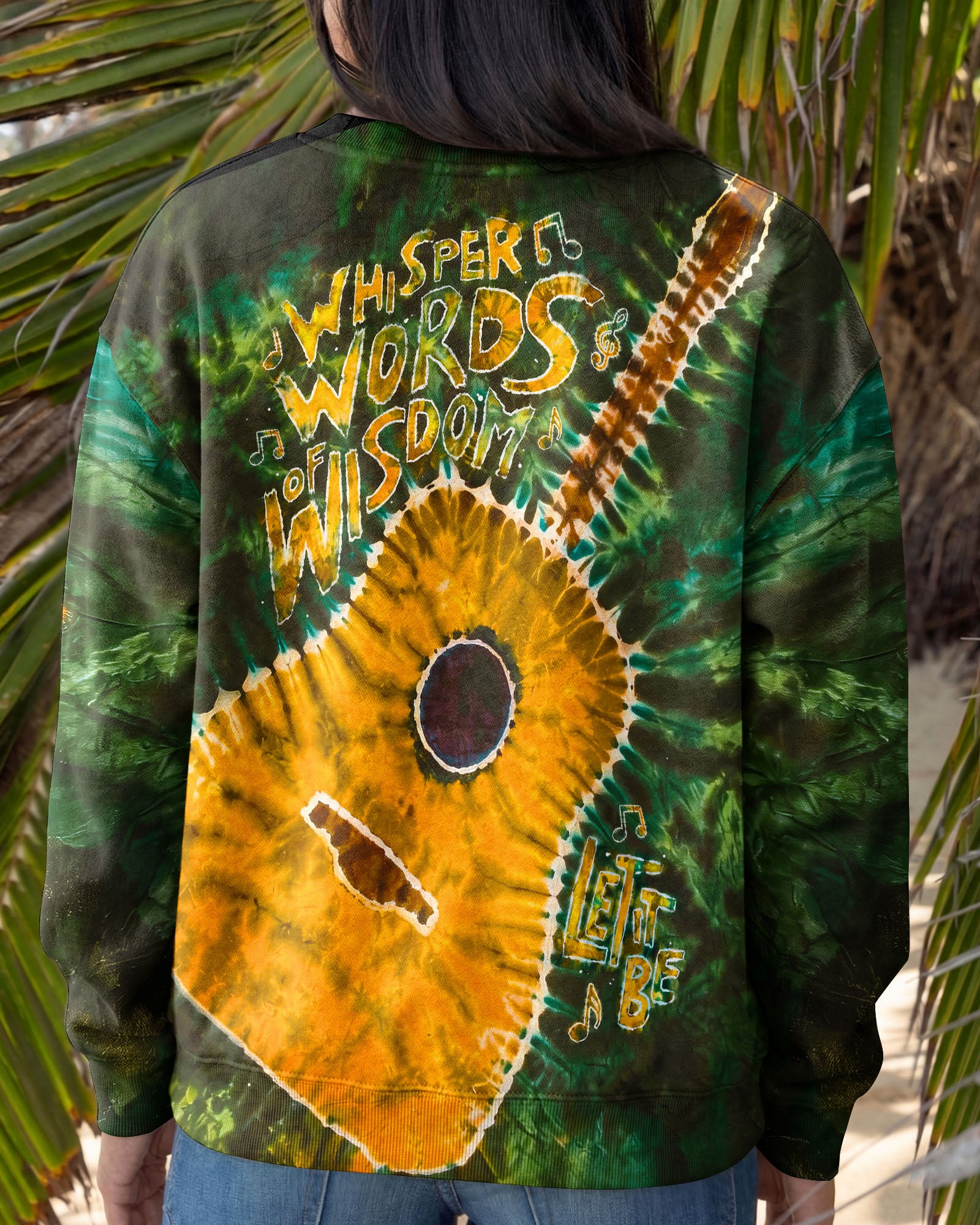 WHISPER WORDS OF WISDOM GUITAR PSYCHEDELIC MUSIC ALL OVER PRINT - KM0704262