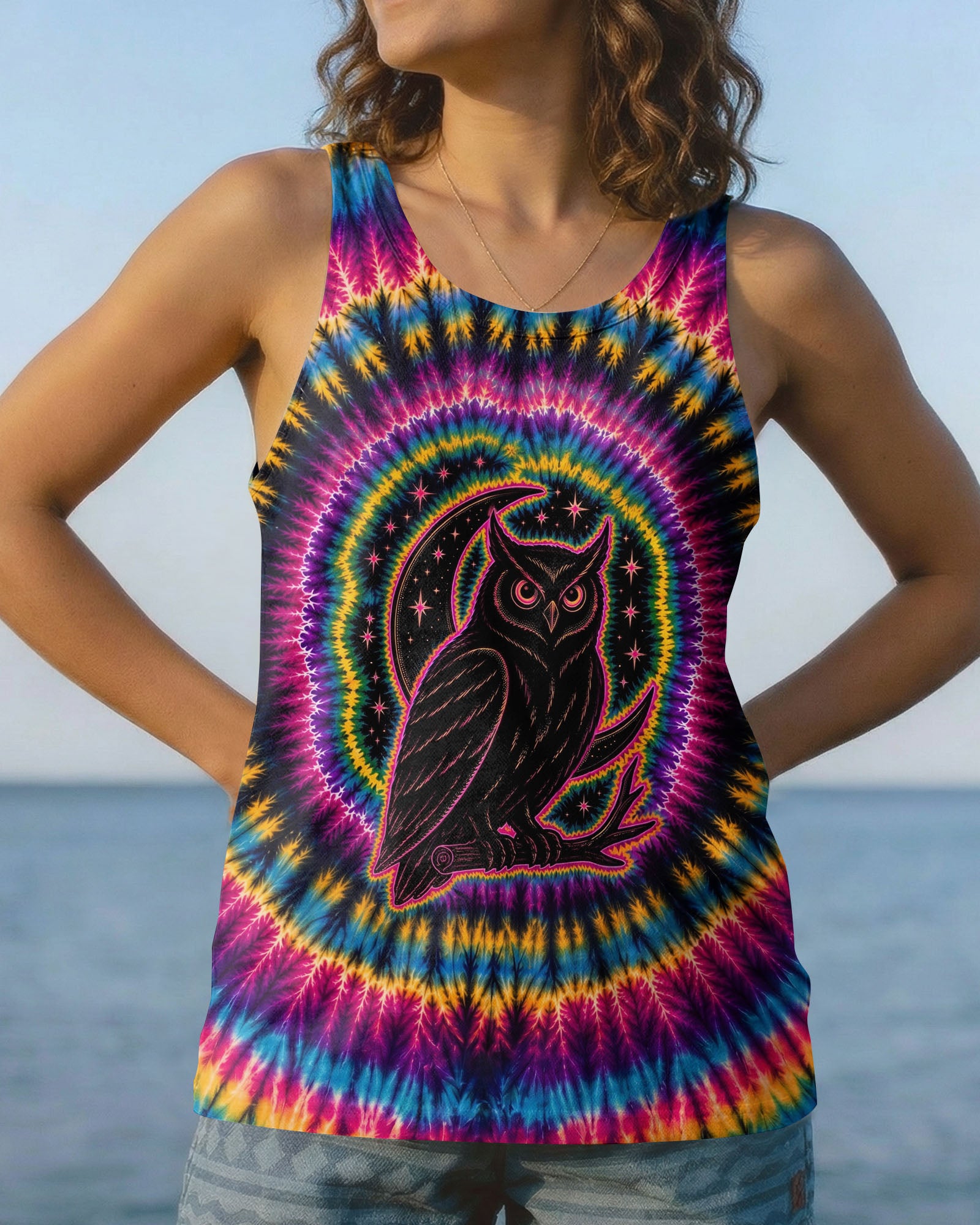 HELLO DARKNESS MY OLD FRIEND SWIRL ALL OVER PRINT - KMTM0405261