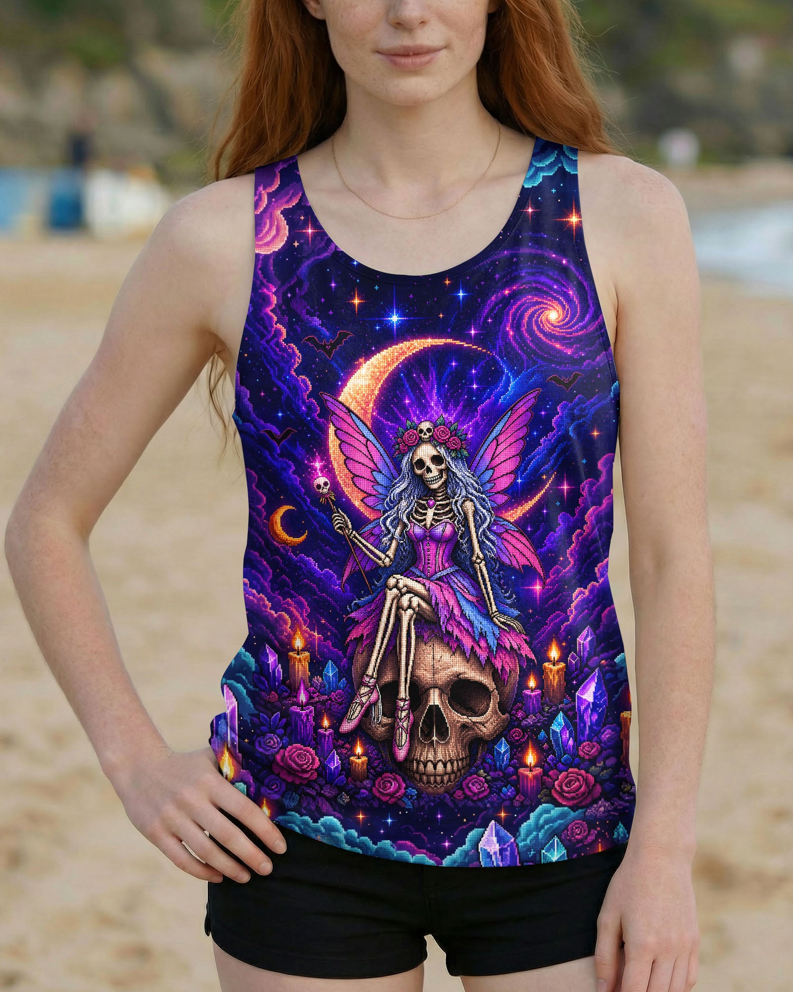 KARMA FAIRY SKELETON PIXEL ALL OVER PRINT – KMTM2605261