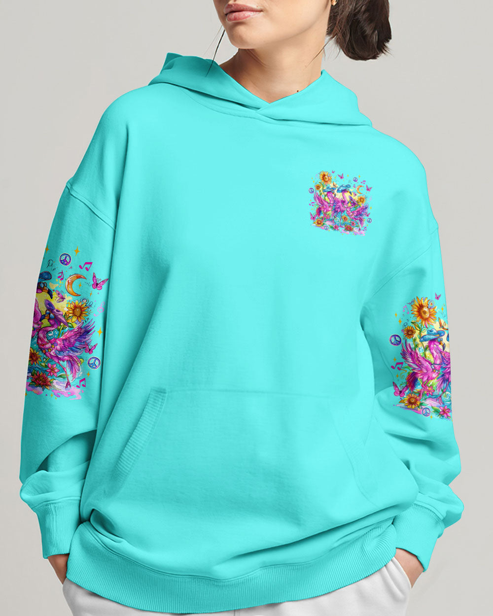 GOOD TIMES CRAZY FRIEND FLAMINGO ALL OVER PRINT - TLNZ0405241