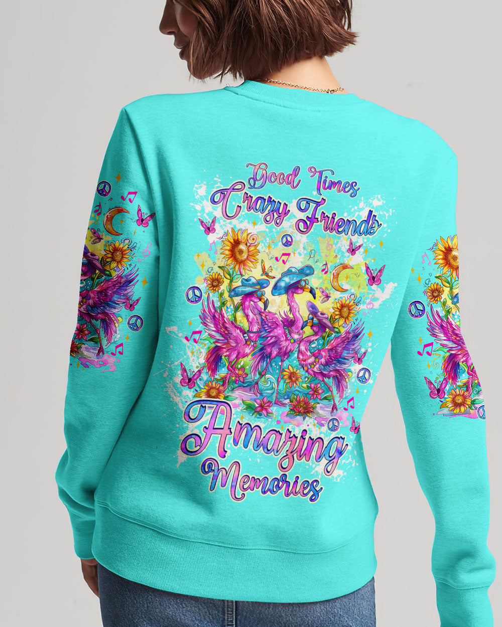 GOOD TIMES CRAZY FRIEND FLAMINGO ALL OVER PRINT - TLNZ0405241