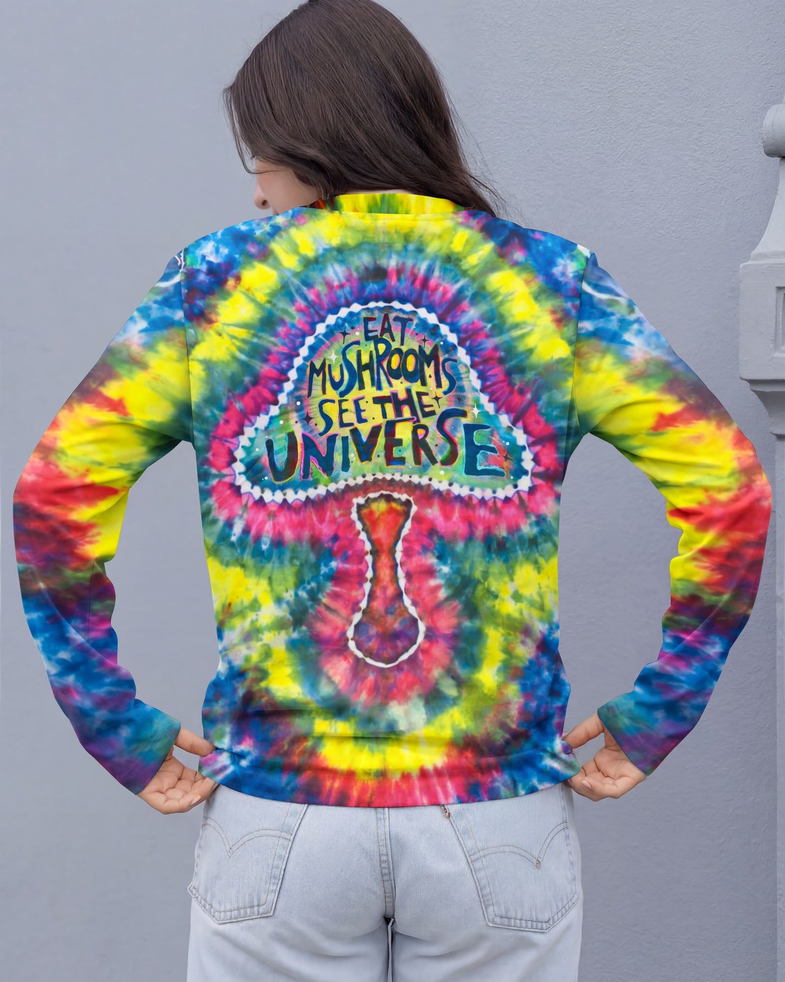 PSYCHEDELIC MUSHROOM SWIRL ALL OVER PRINT - KM0104262
