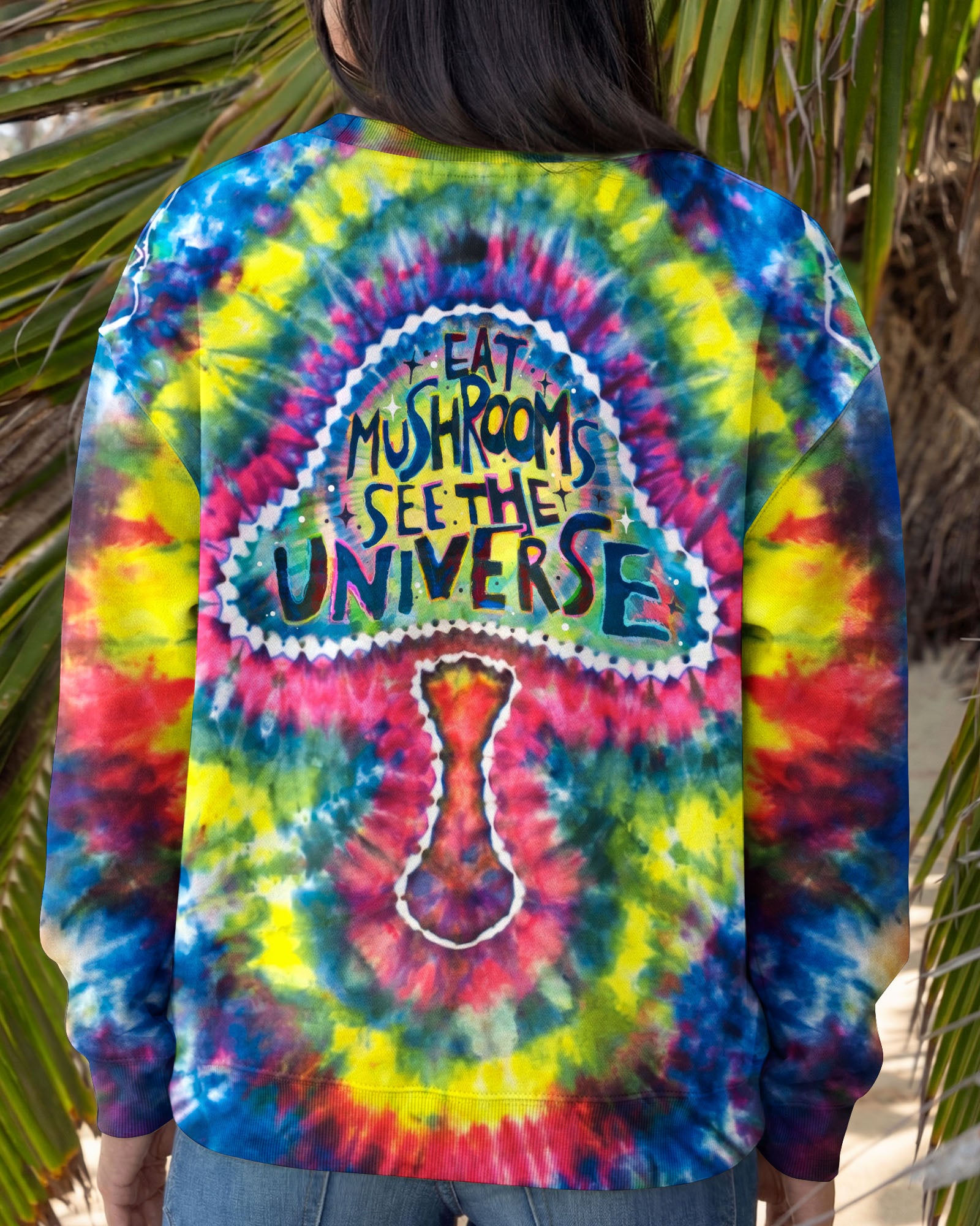 PSYCHEDELIC MUSHROOM SWIRL ALL OVER PRINT - KM0104262