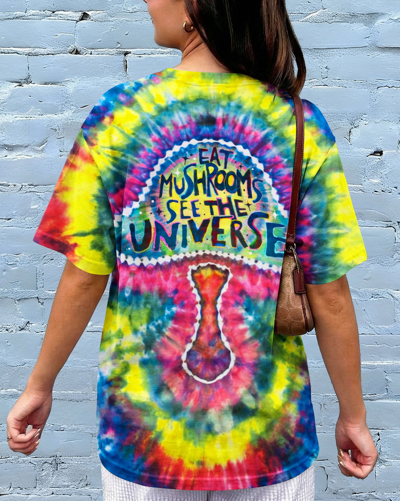 PSYCHEDELIC MUSHROOM SWIRL ALL OVER PRINT - KM0104262