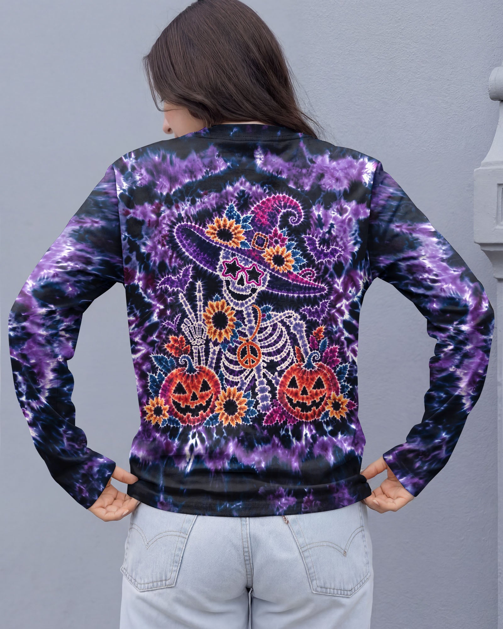 HIPPIE WITCH SKELETON HALLOWEEN ALL OVER PRINT - RI2207261