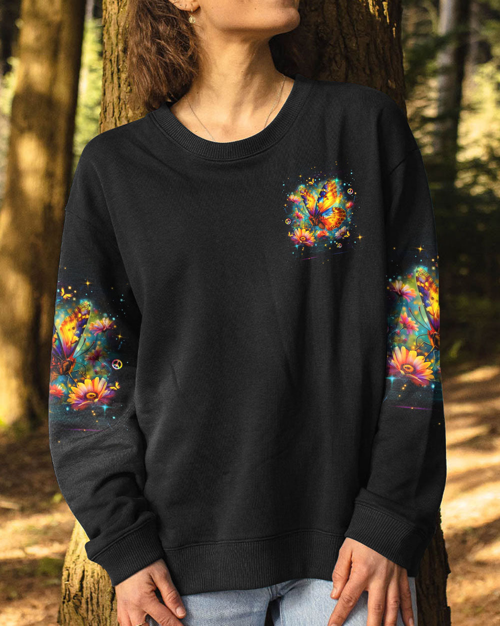 JUST BREATHE BUTTERFLY ALL OVER PRINT - TLDU1211242