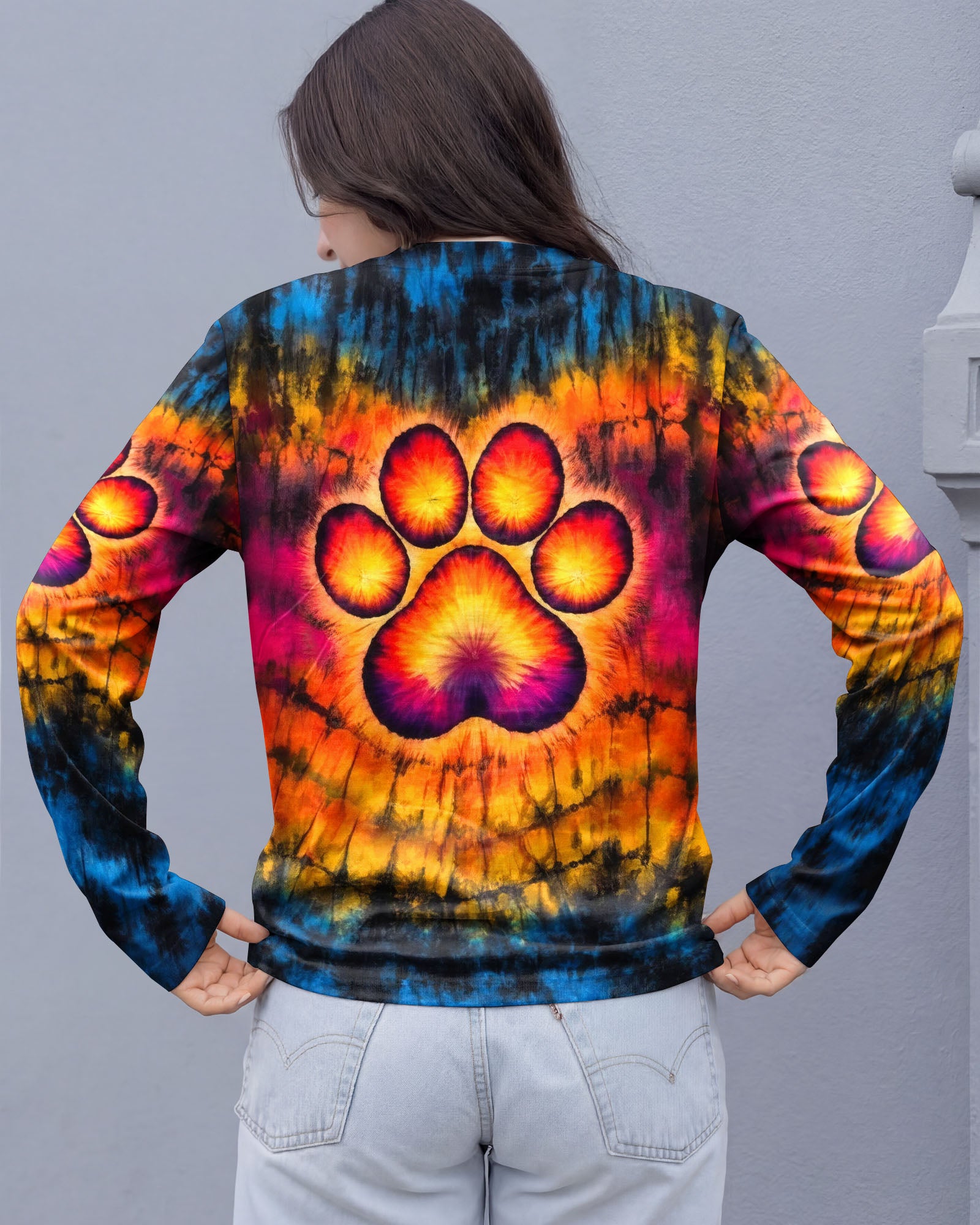 PAW PRINT SWIRL ALL OVER PRINT - TLHG0203263