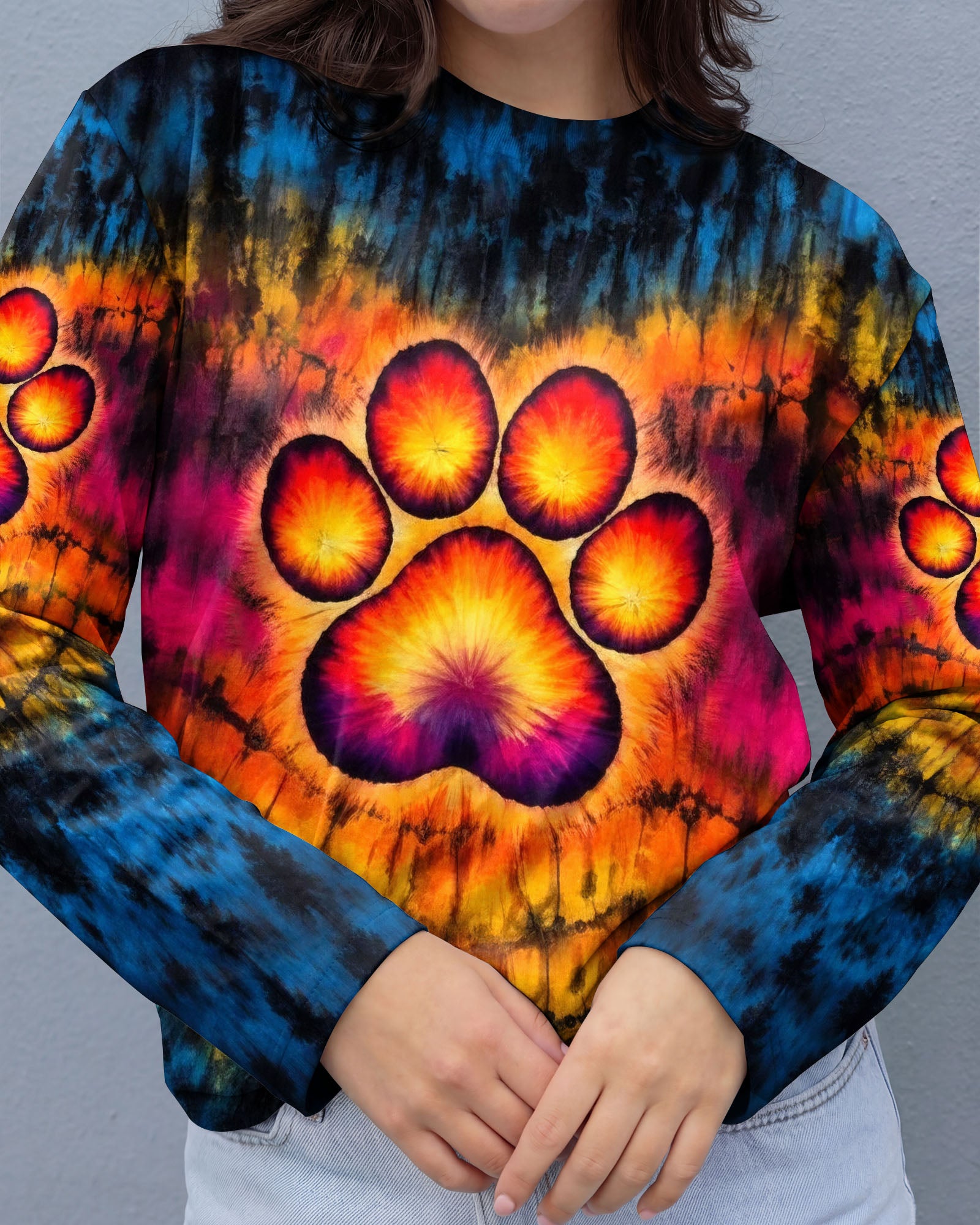 PAW PRINT SWIRL ALL OVER PRINT - TLHG0203263