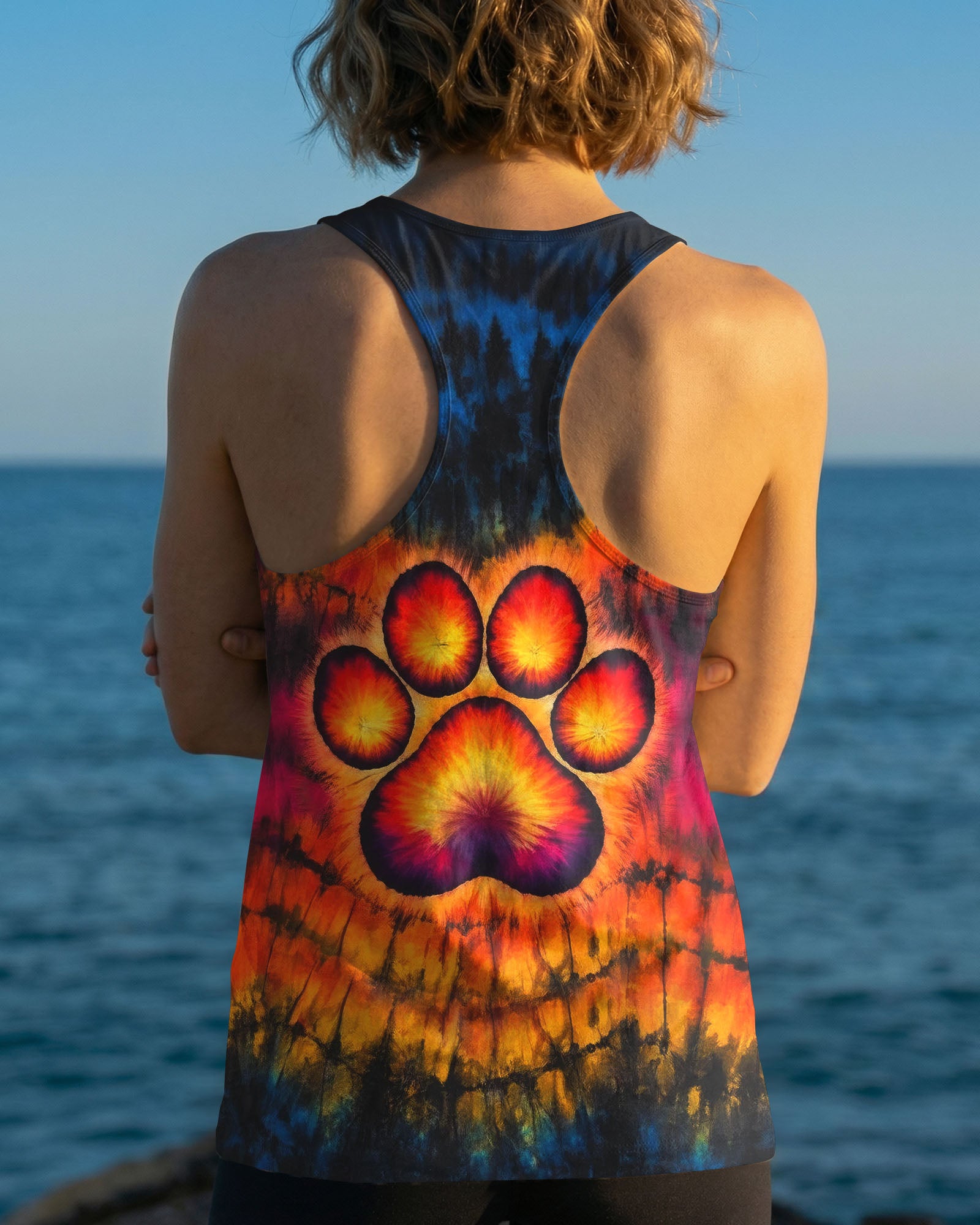 PAW PRINT SWIRL ALL OVER PRINT - TLHG0203263