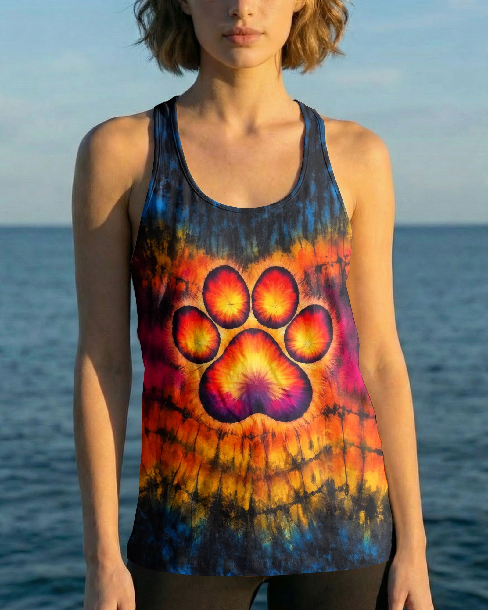 PAW PRINT SWIRL ALL OVER PRINT - TLHG0203263