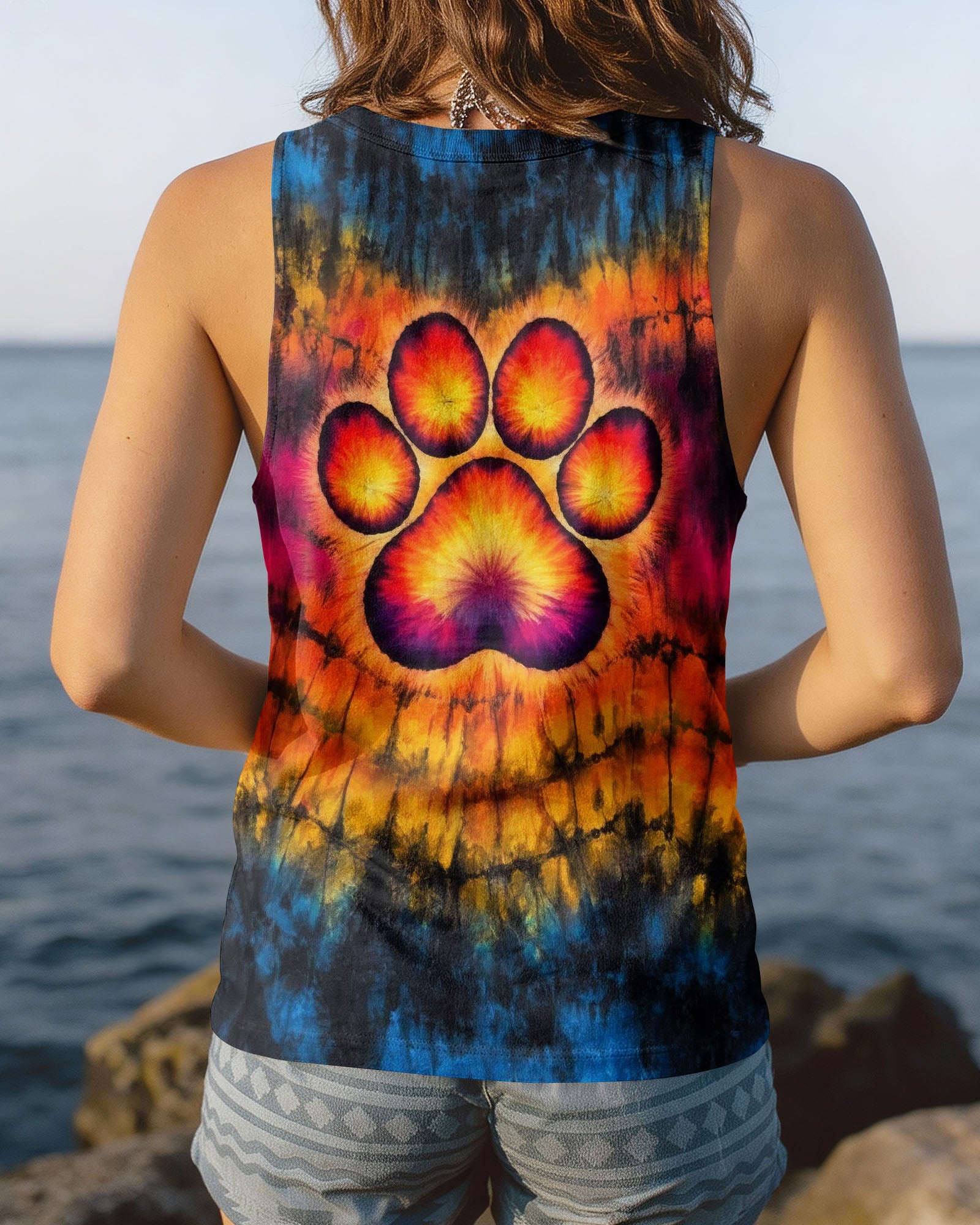 PAW PRINT SWIRL ALL OVER PRINT - TLHG0203263