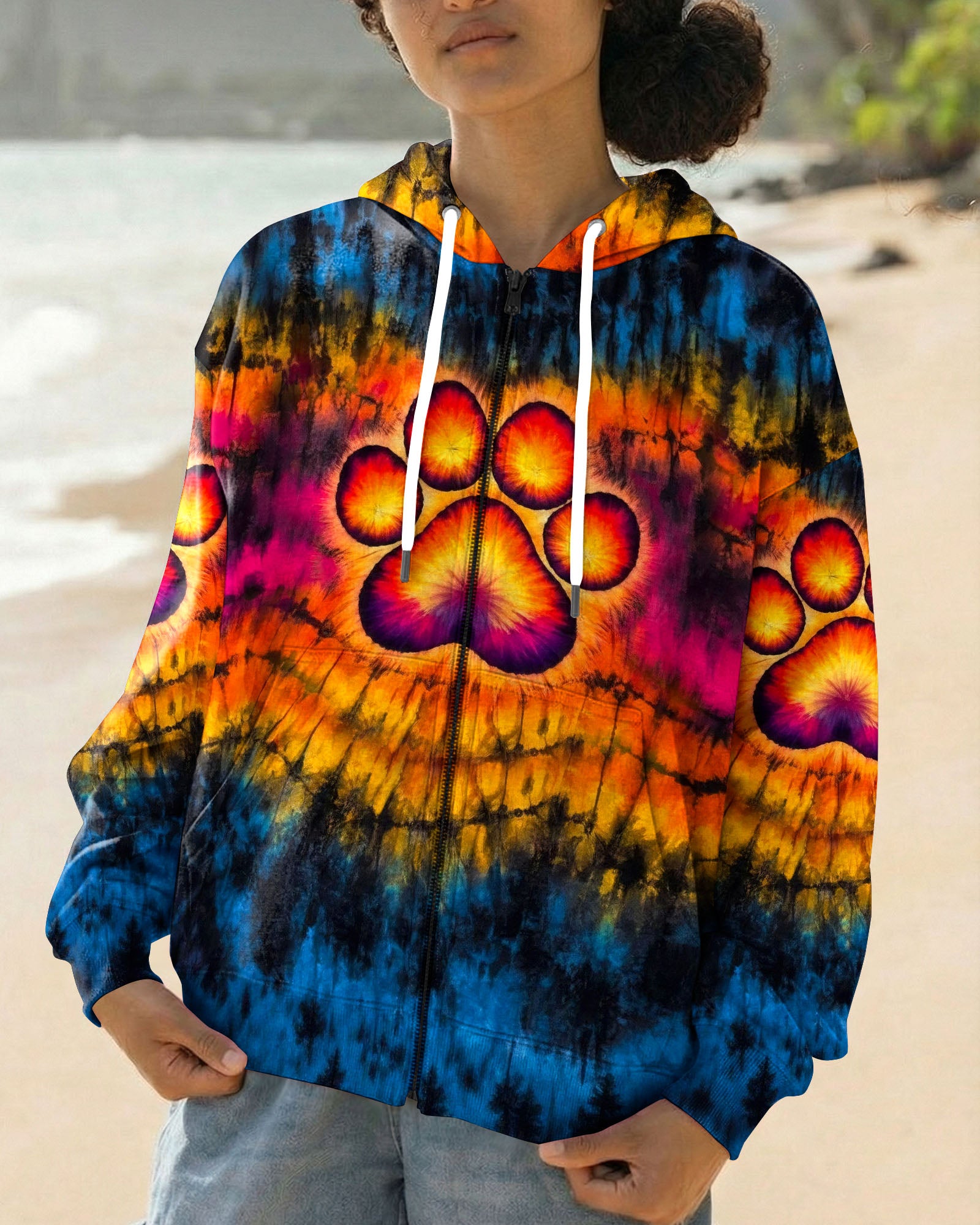 PAW PRINT SWIRL ALL OVER PRINT - TLHG0203263