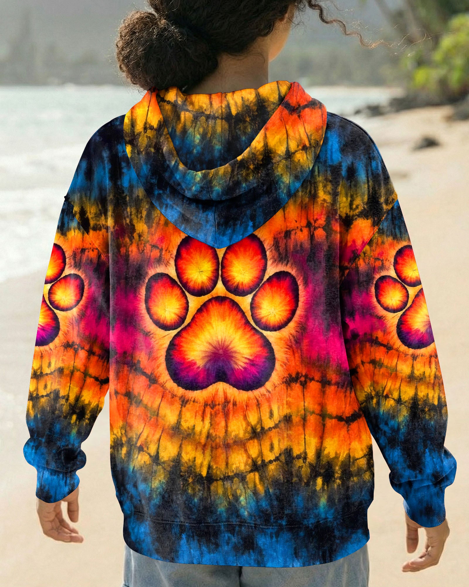 PAW PRINT SWIRL ALL OVER PRINT - TLHG0203263