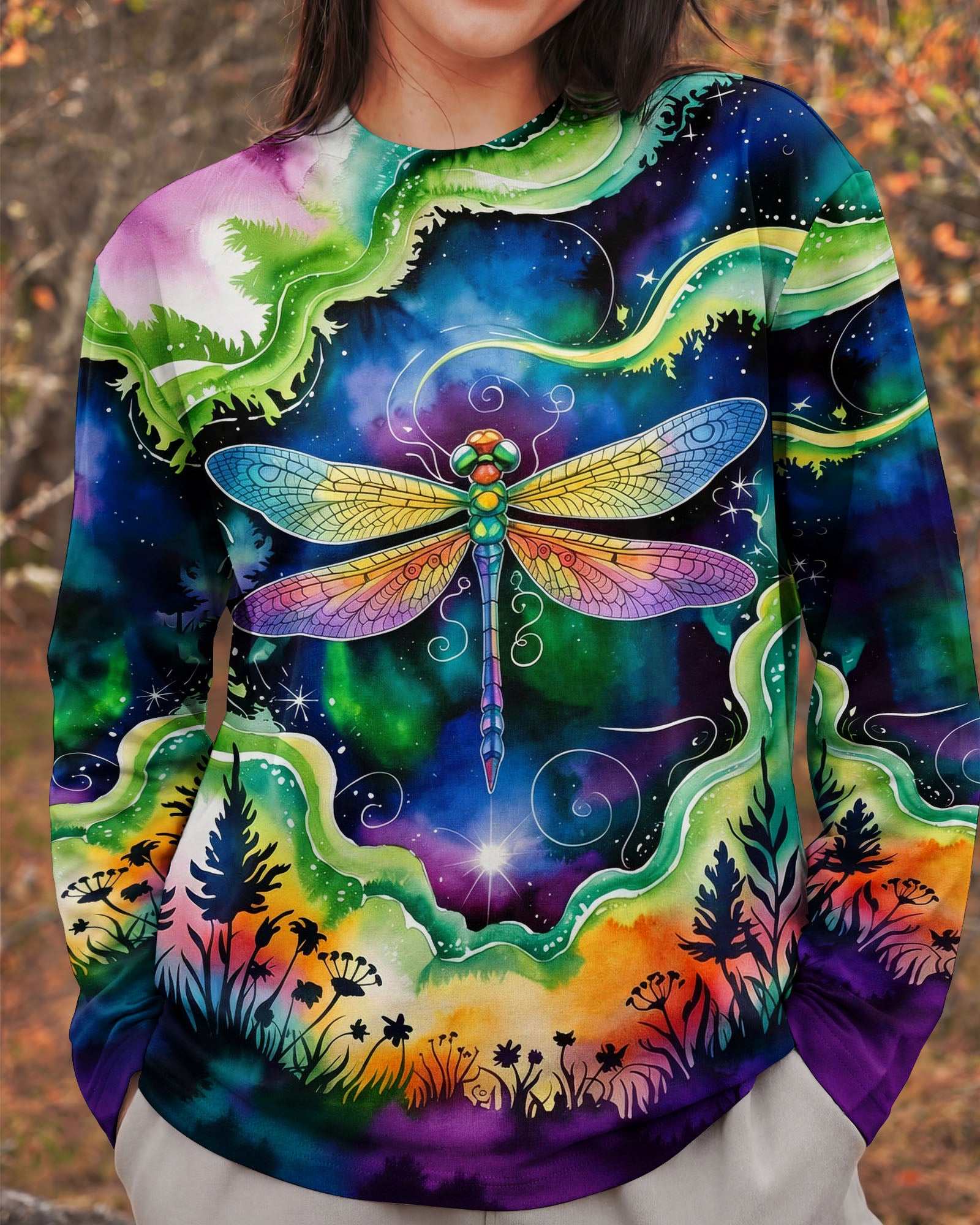JUST BREATH DRAGONFLY ALL OVER PRINT  - TLHG0804261