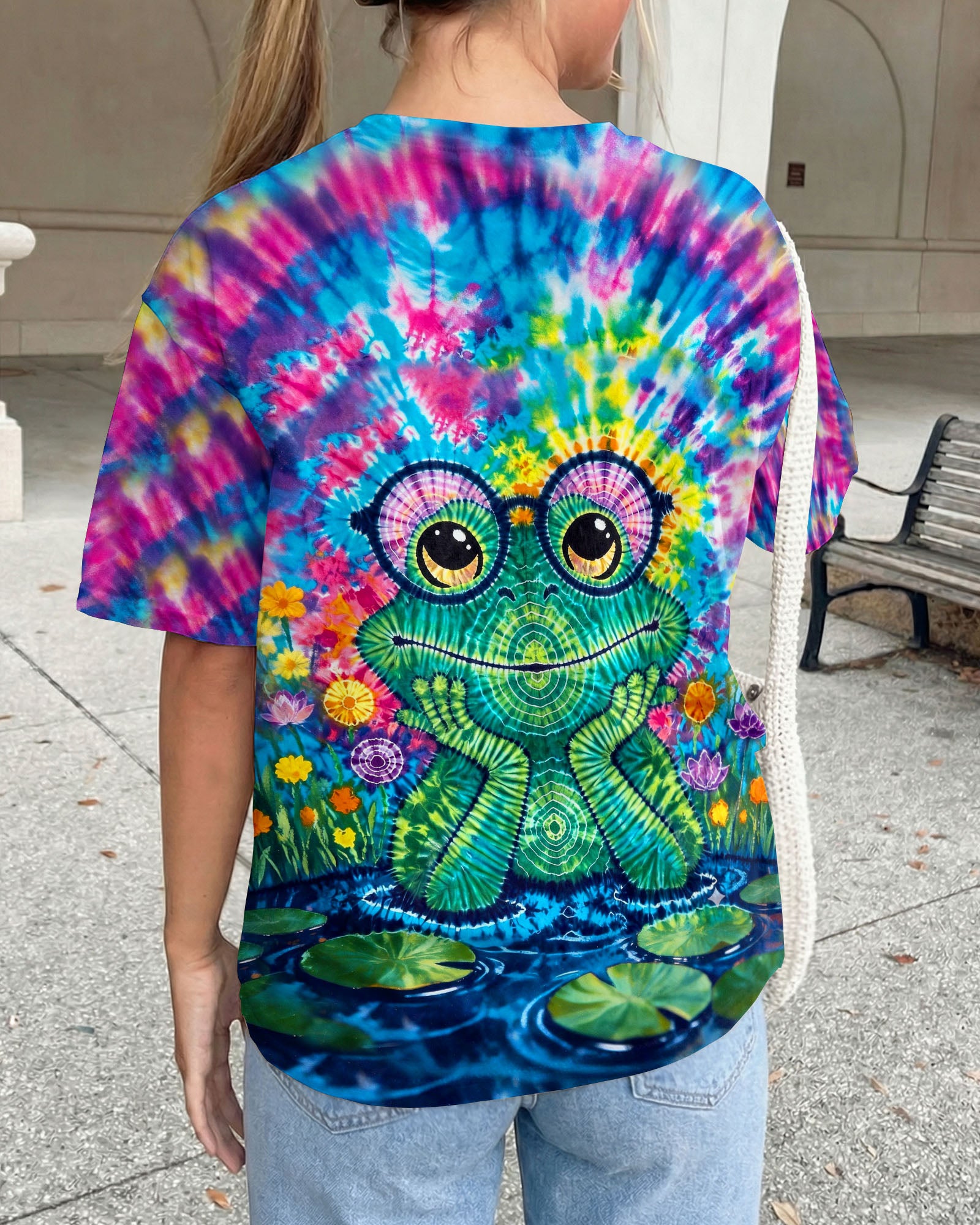 GROOVY FROG SWIRL ALL OVER PRINT - TLHG0805261