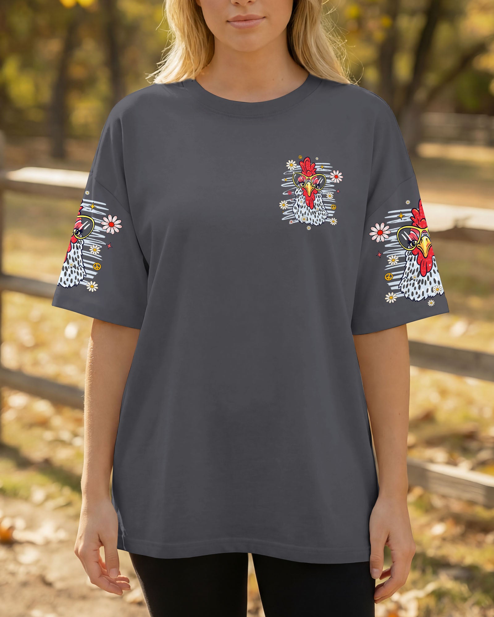 AGING MAY HAVE SLOWED ME DOWN CHICKEN ALL OVER PRINT  - TLHG0906263
