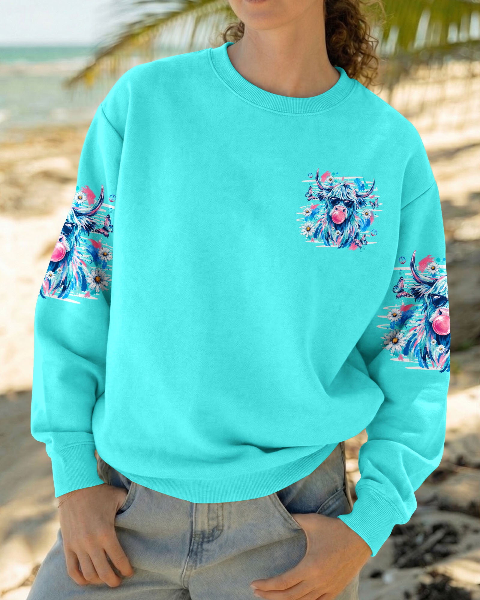 WHISPER WORDS OF WISDOM LET IT BE COW ALL OVER PRINT  - TLHG1006263