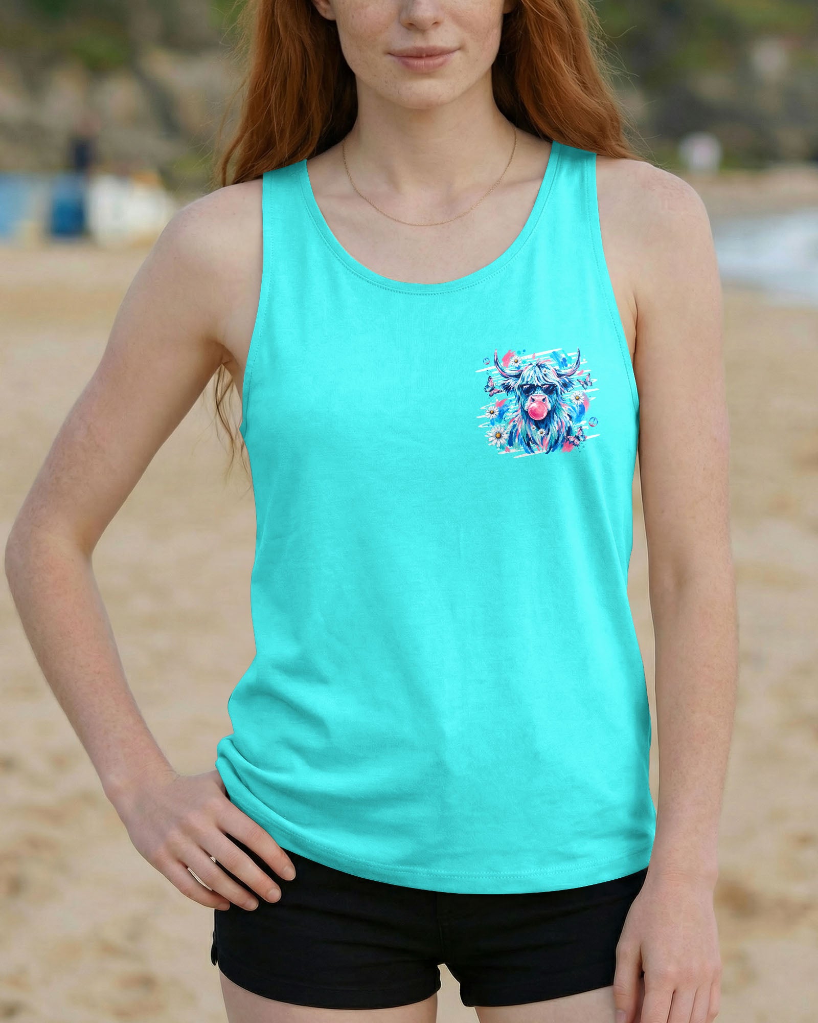 WHISPER WORDS OF WISDOM LET IT BE COW ALL OVER PRINT  - TLHG1006263