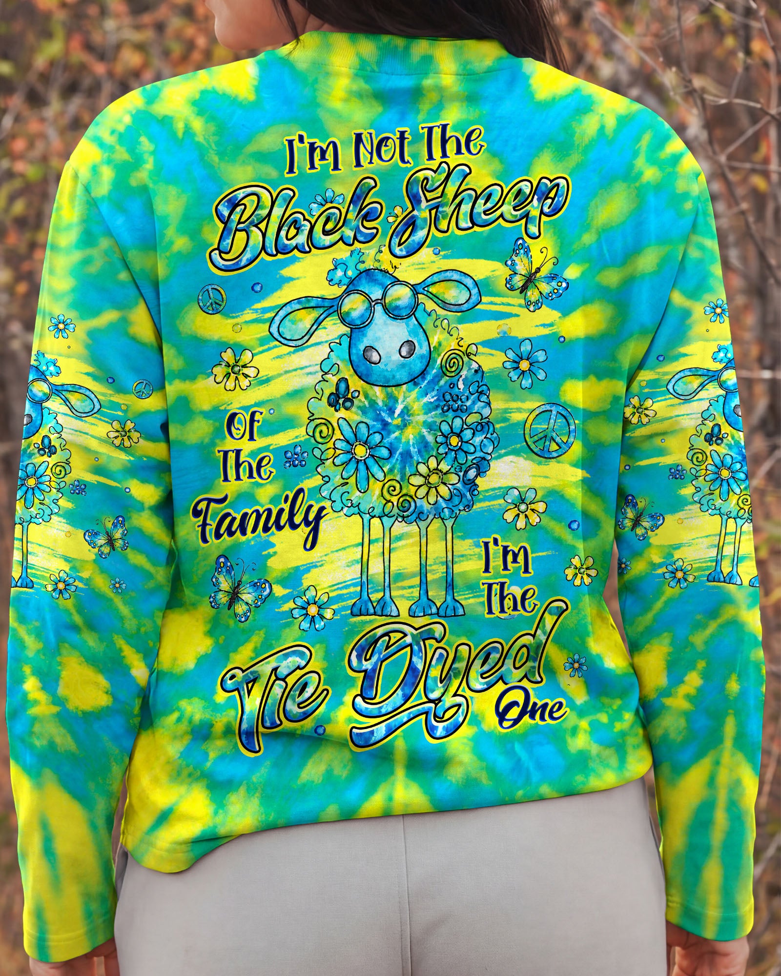 I'M NOT THE BLACK SHEEP TIE DYE ALL OVER PRINT - TLHG1007261