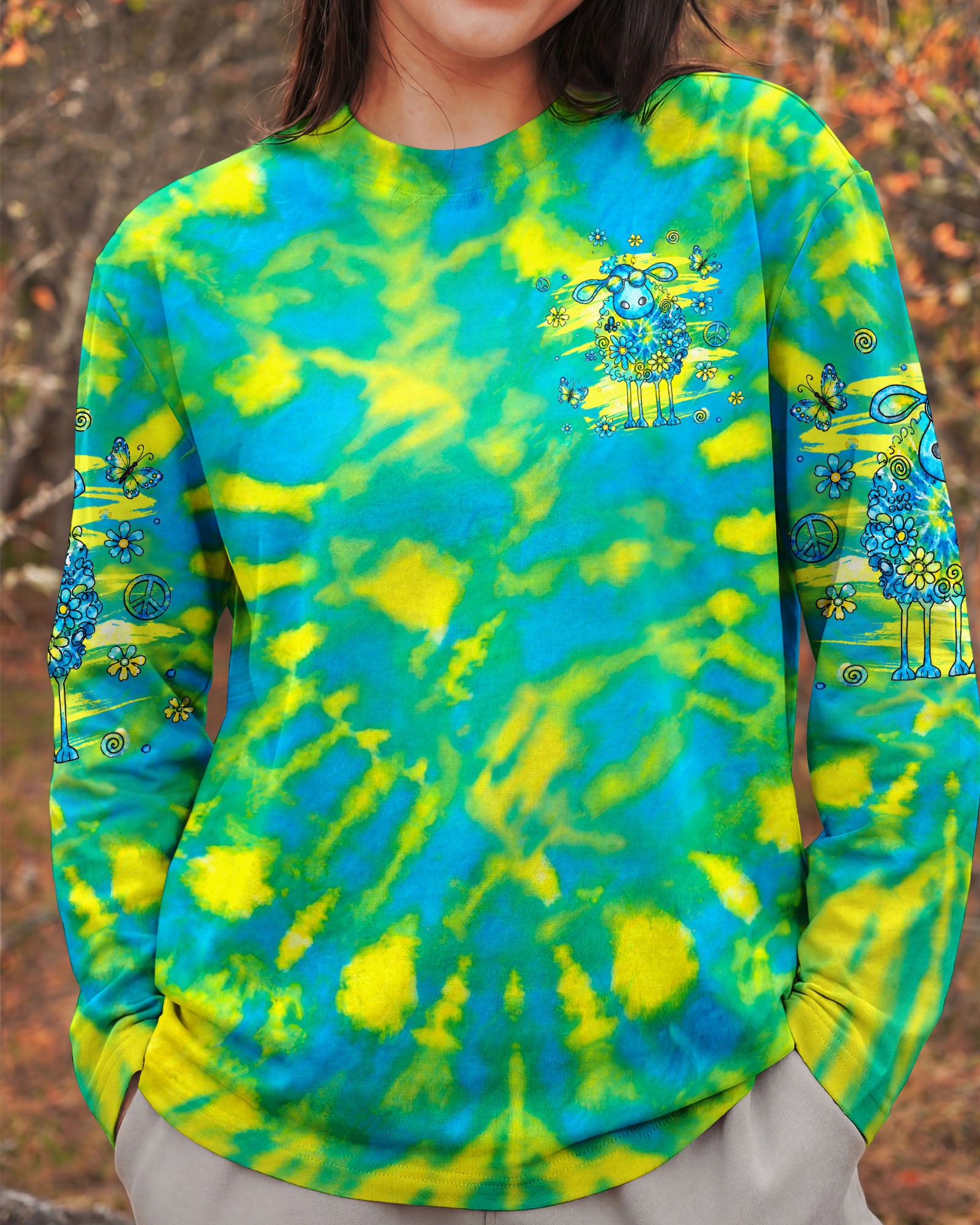 I'M NOT THE BLACK SHEEP TIE DYE ALL OVER PRINT - TLHG1007261