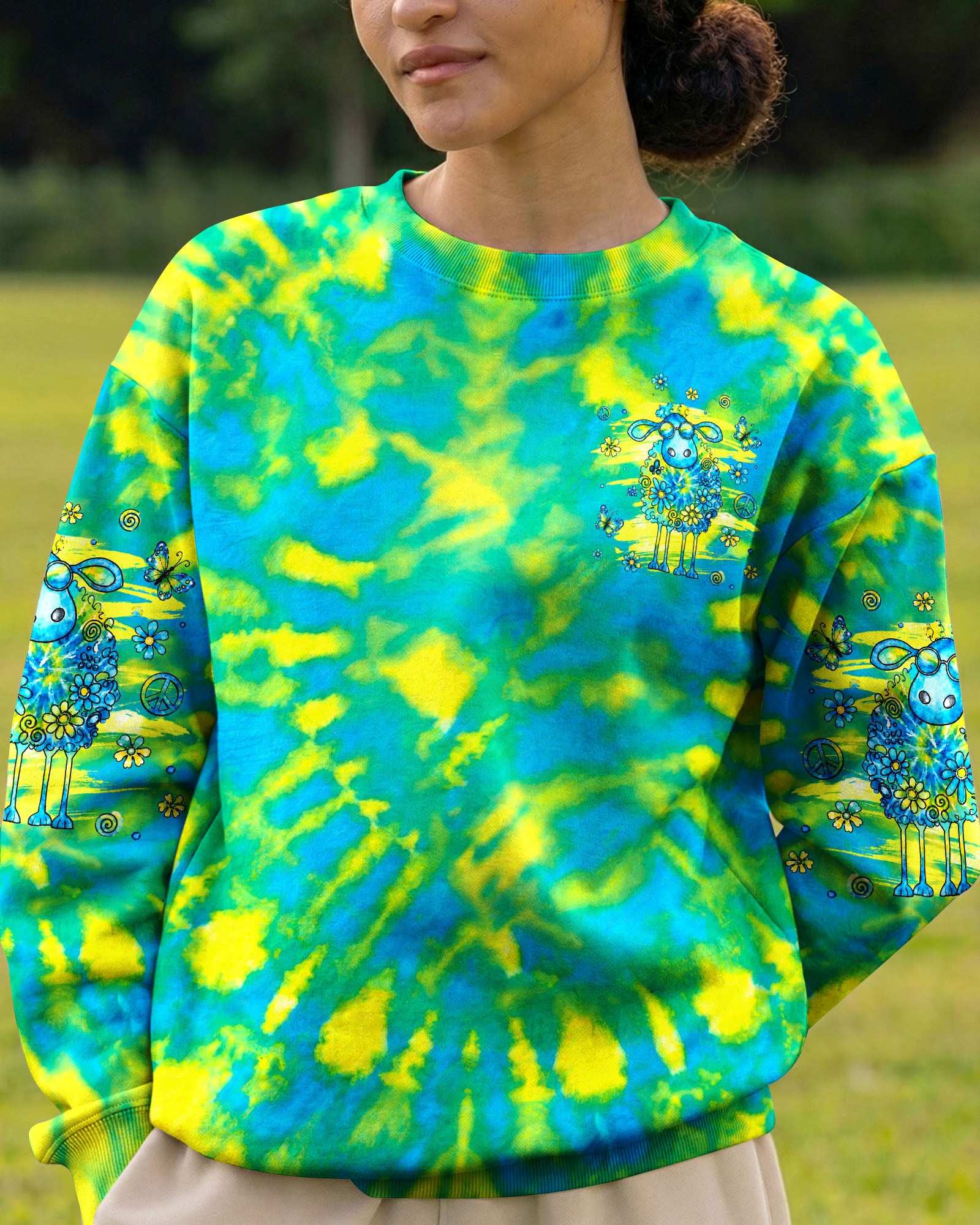 I'M NOT THE BLACK SHEEP TIE DYE ALL OVER PRINT - TLHG1007261