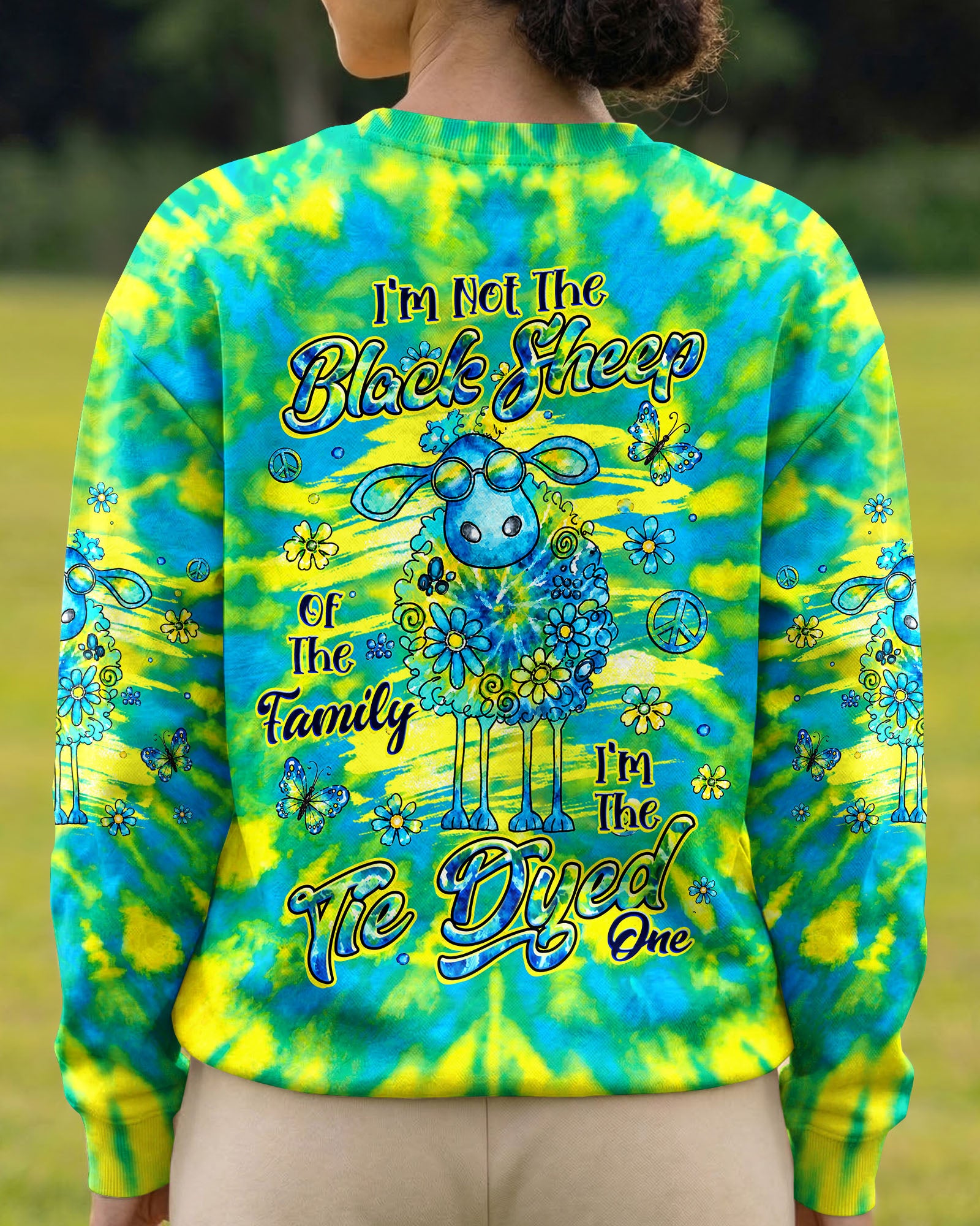 I'M NOT THE BLACK SHEEP TIE DYE ALL OVER PRINT - TLHG1007261