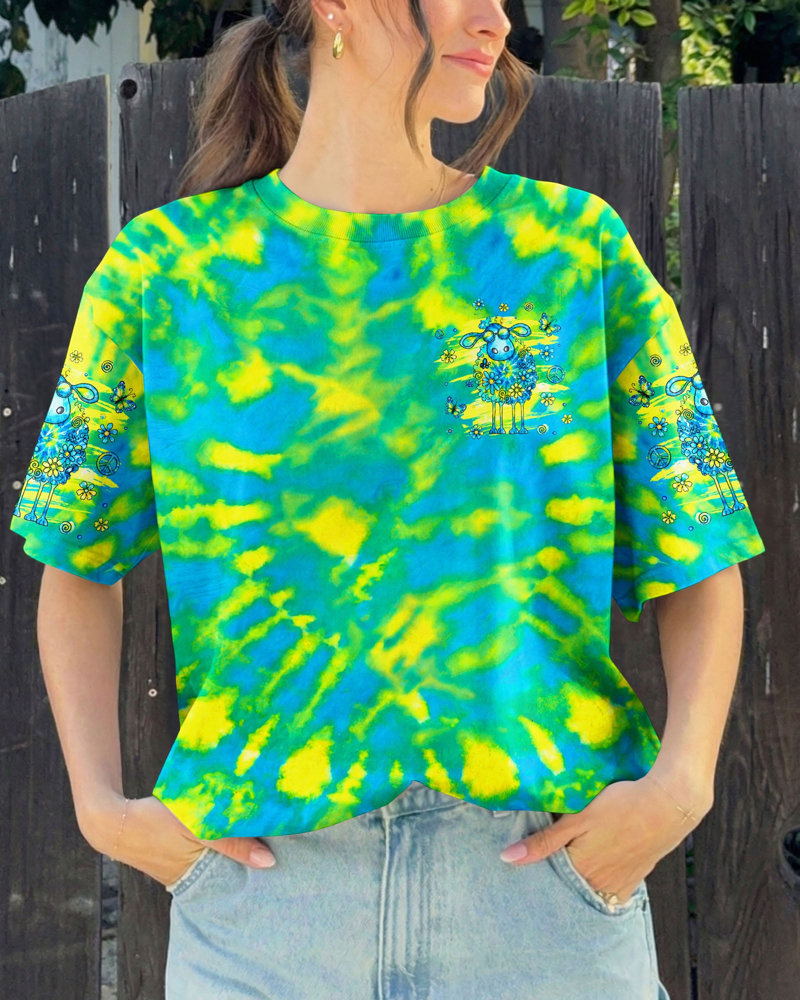 I'M NOT THE BLACK SHEEP TIE DYE ALL OVER PRINT - TLHG1007261