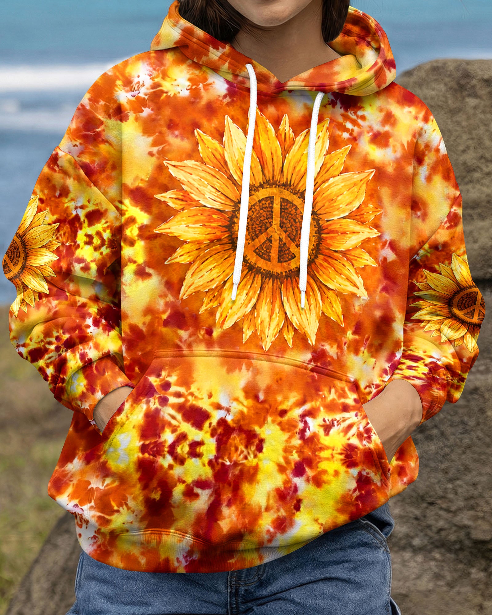 EVERY LITTLE THING SUNFLOWER  BURST ALL OVER PRINT - TLHG1007264