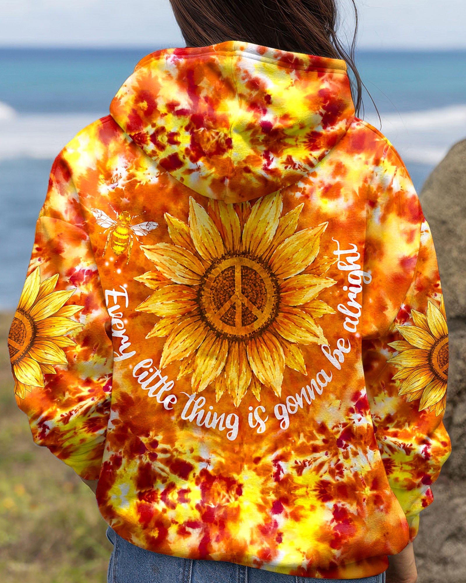 EVERY LITTLE THING SUNFLOWER  BURST ALL OVER PRINT - TLHG1007264