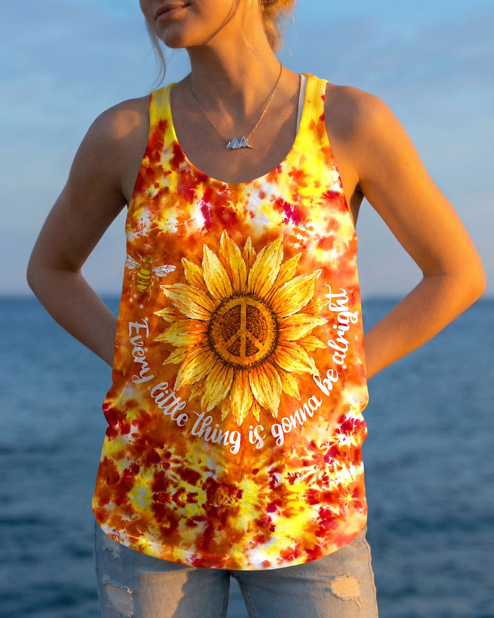 EVERY LITTLE THING SUNFLOWER  BURST ALL OVER PRINT - TLHG1007264