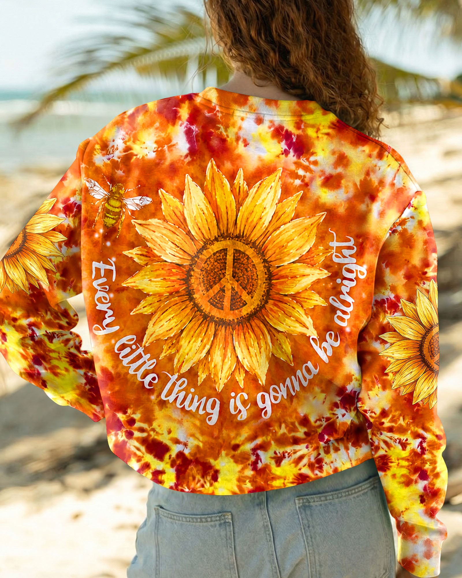 EVERY LITTLE THING SUNFLOWER  BURST ALL OVER PRINT - TLHG1007264
