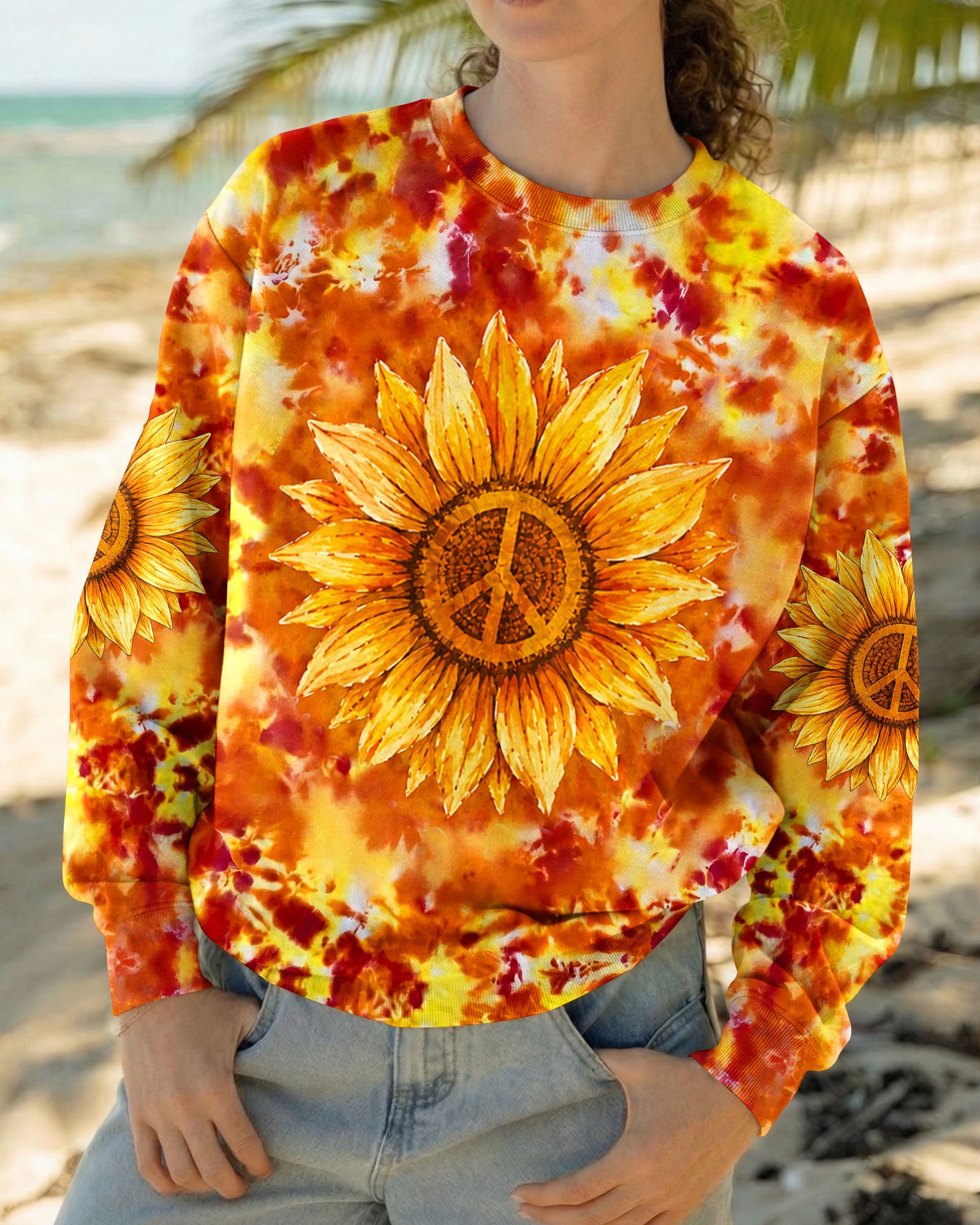 EVERY LITTLE THING SUNFLOWER  BURST ALL OVER PRINT - TLHG1007264