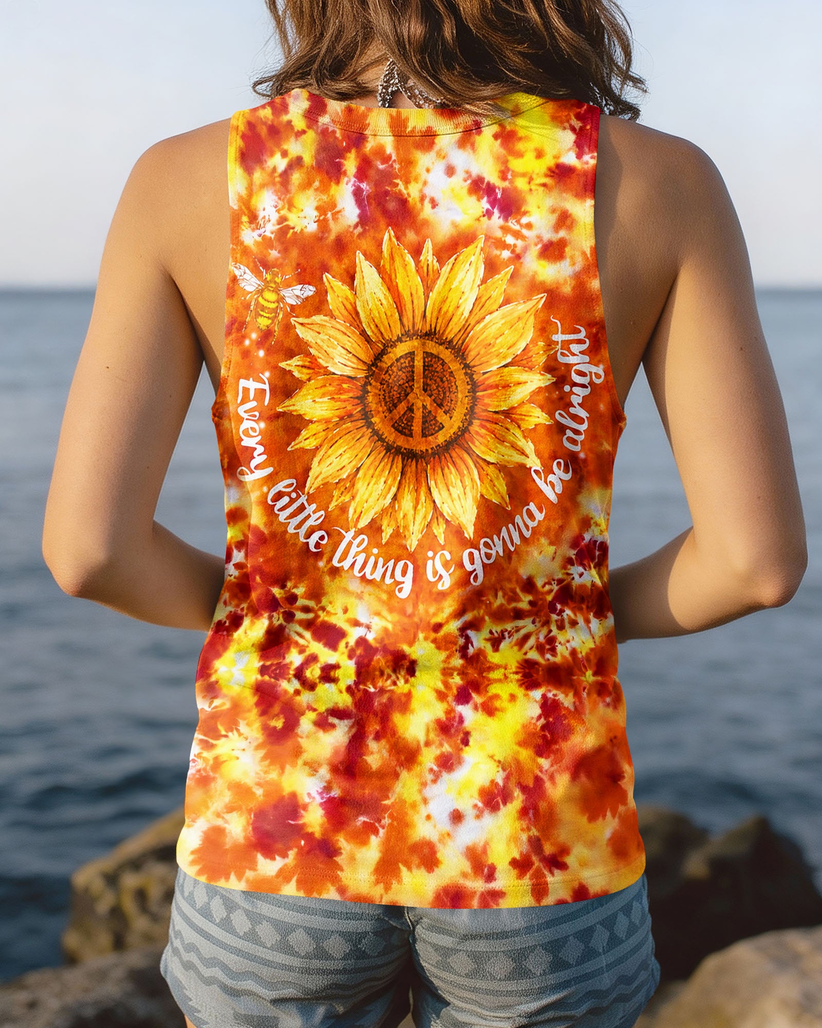 EVERY LITTLE THING SUNFLOWER  BURST ALL OVER PRINT - TLHG1007264