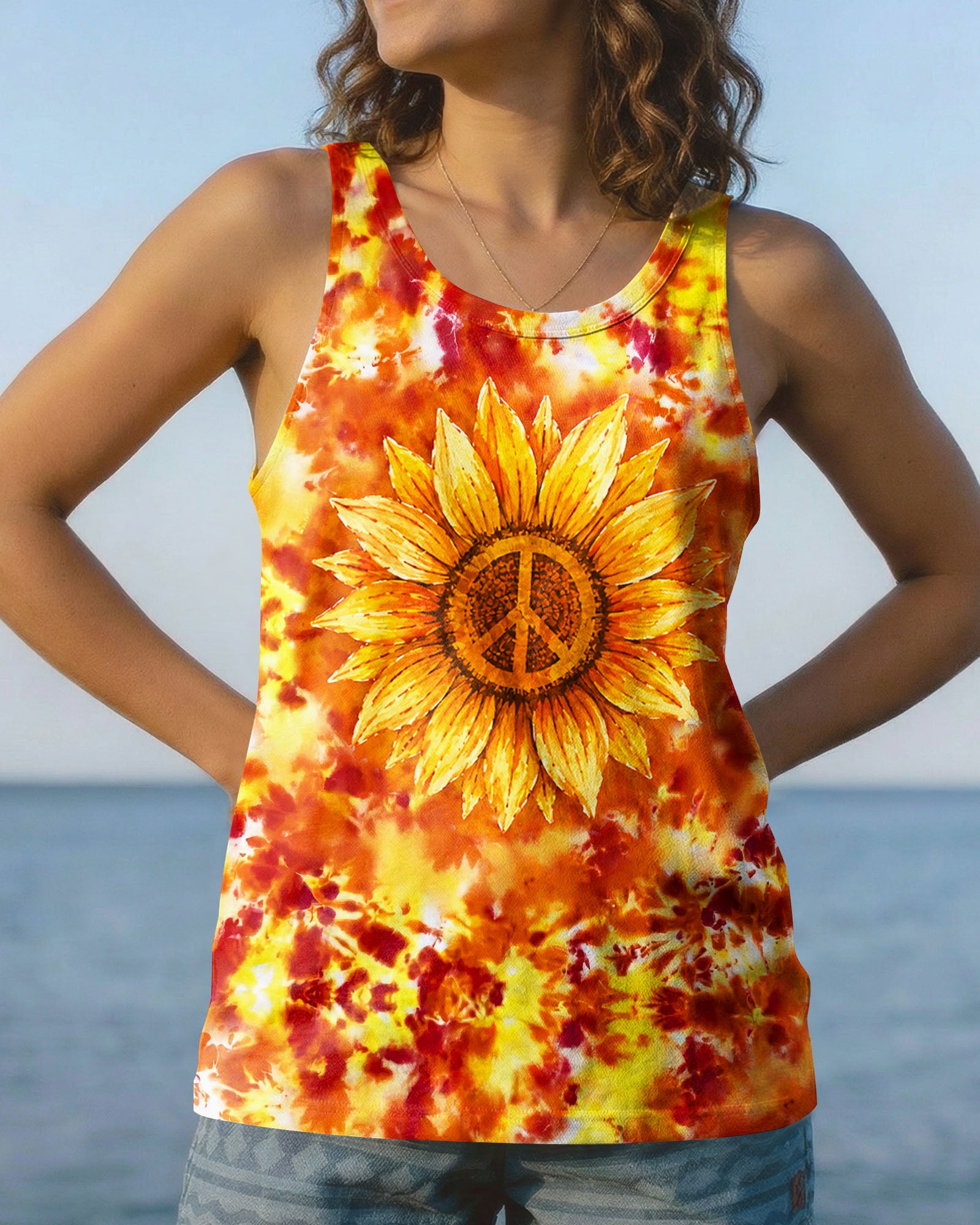 EVERY LITTLE THING SUNFLOWER  BURST ALL OVER PRINT - TLHG1007264