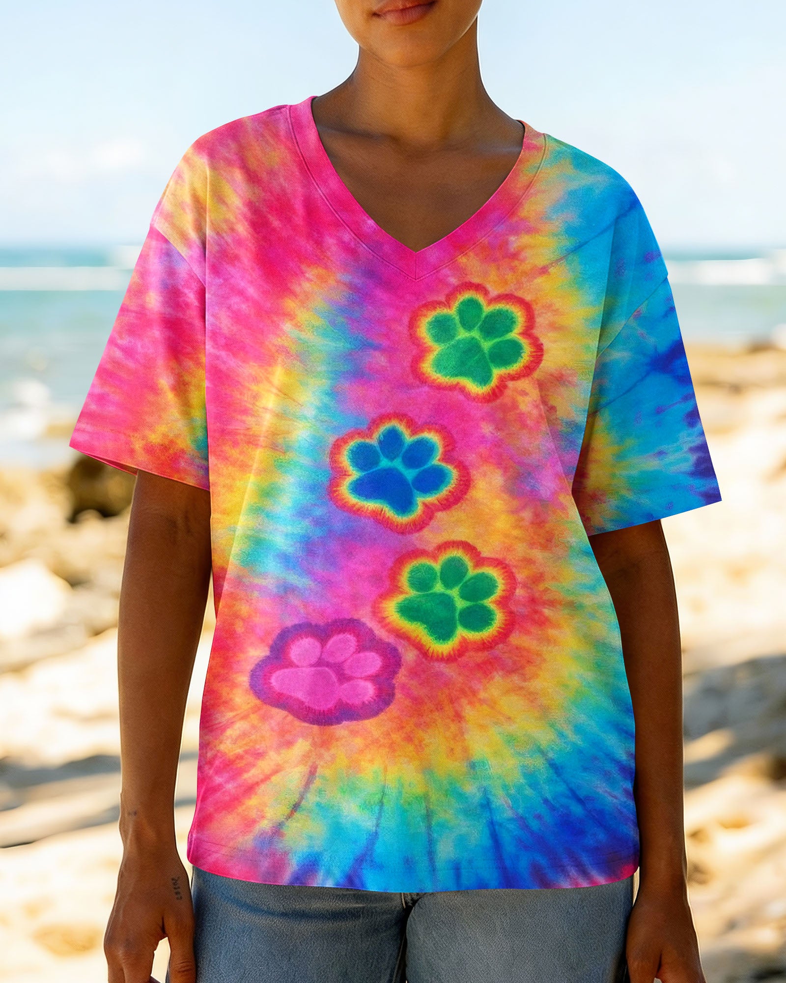 PAW PRINT  TRAIL SWIRL ALL OVER PRINT - TLHG1103262